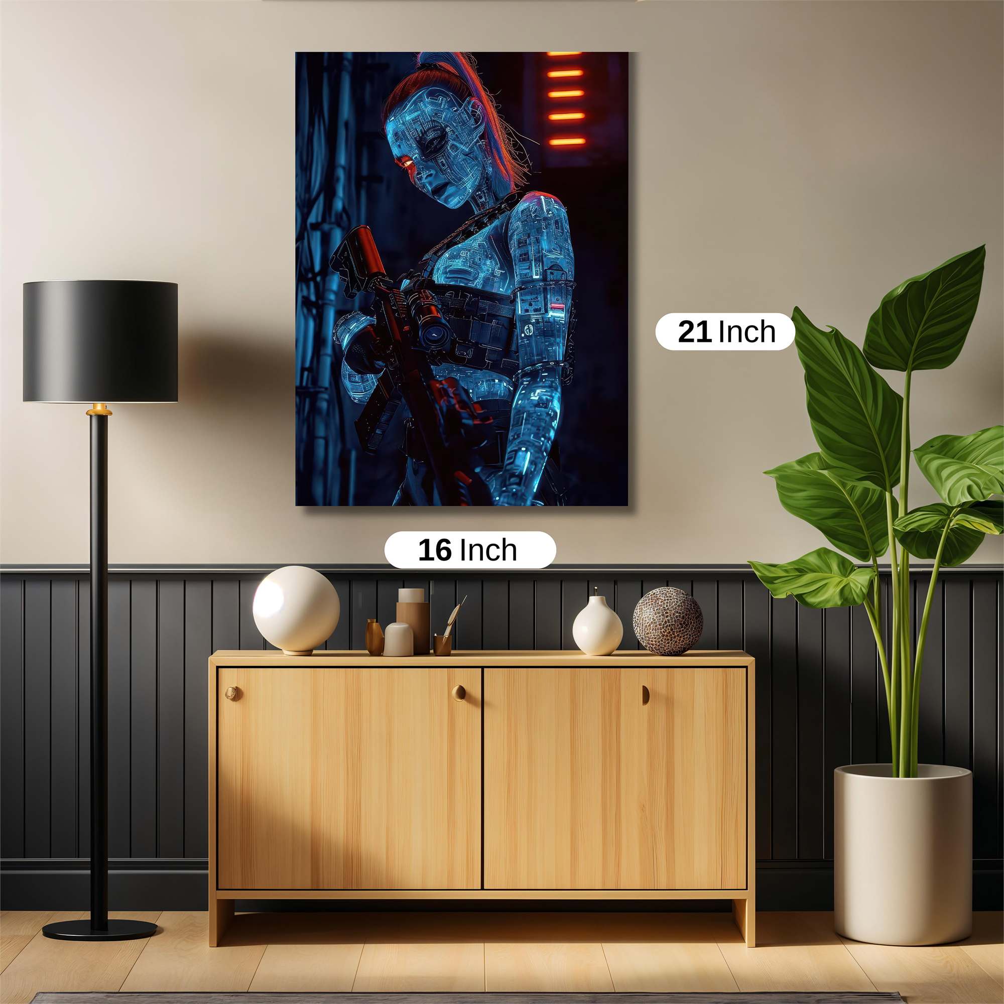 Cyber Enigma Safe Wall Magnetic / M