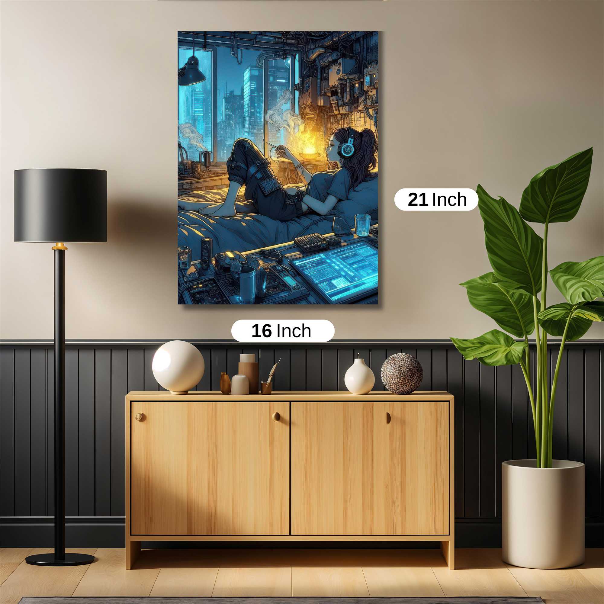 Cyberpunk Serenity Safe Wall Magnetic / M