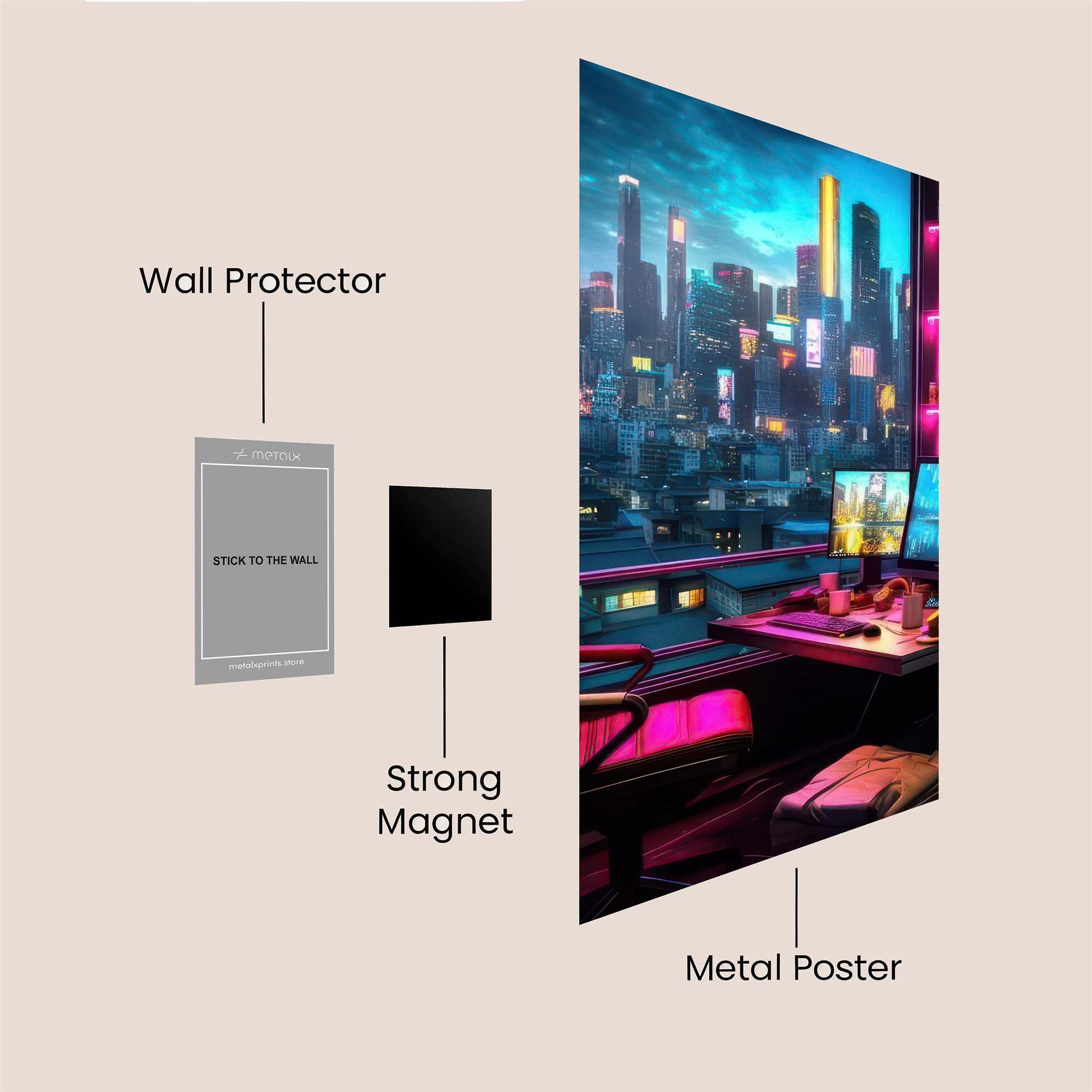 Cyberpunk Serenity Safe Wall Magnetic / M