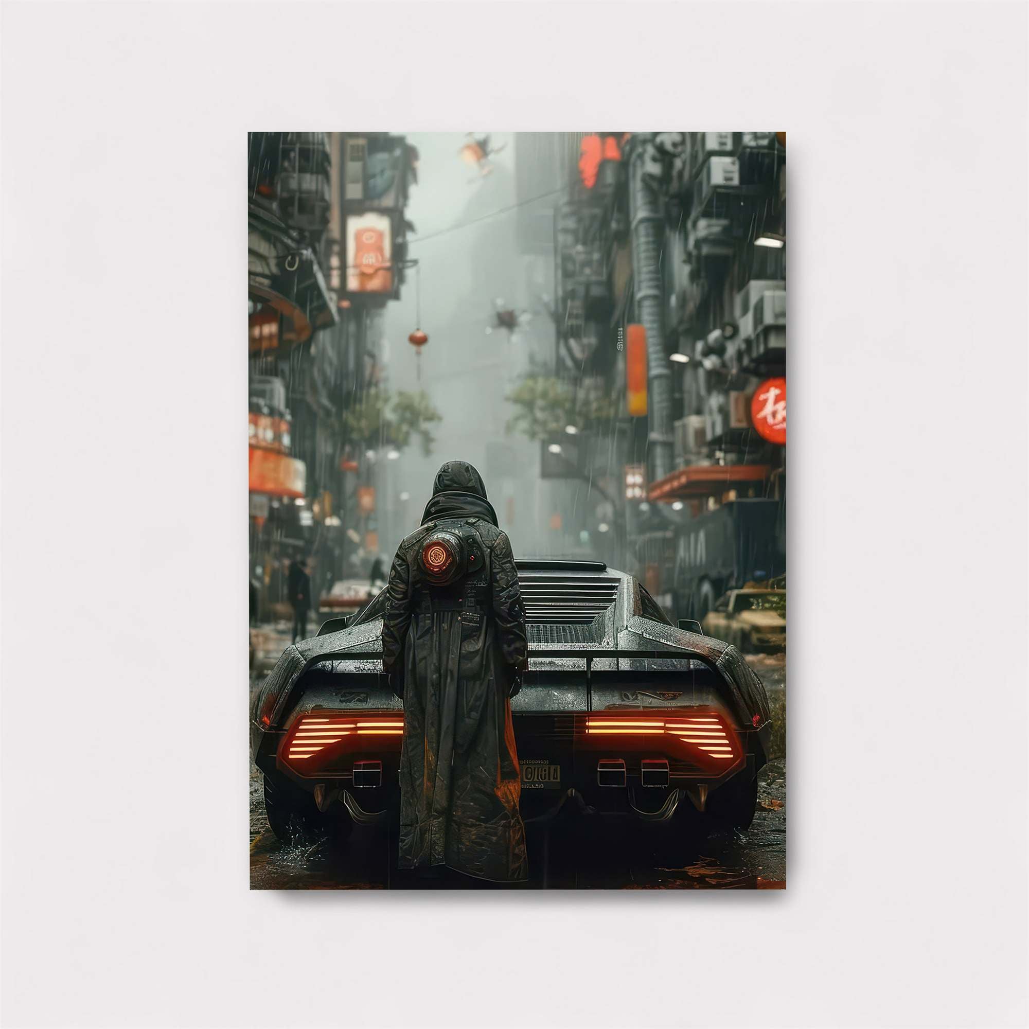 Cyberpunk Solitude Safe Wall Magnetic / M