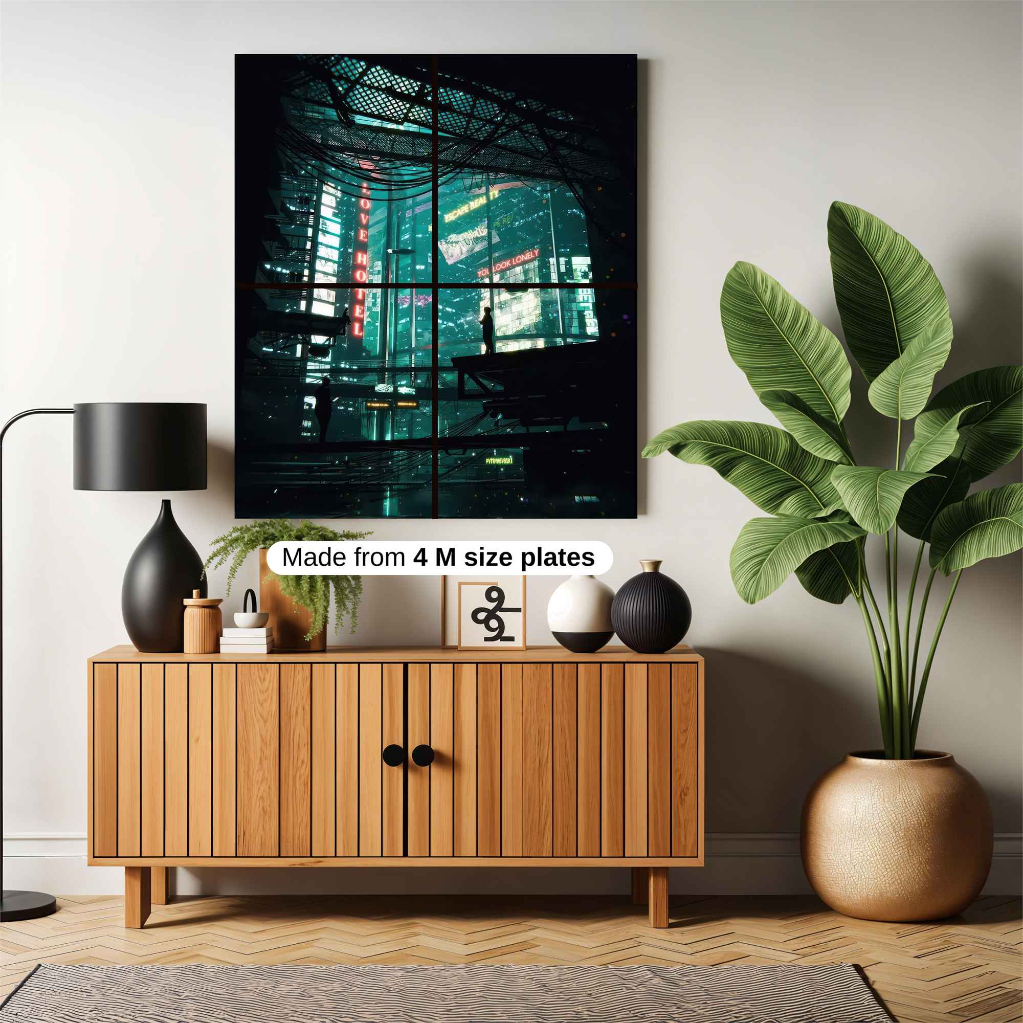 Neon Solitude Safe Wall Magnetic / M