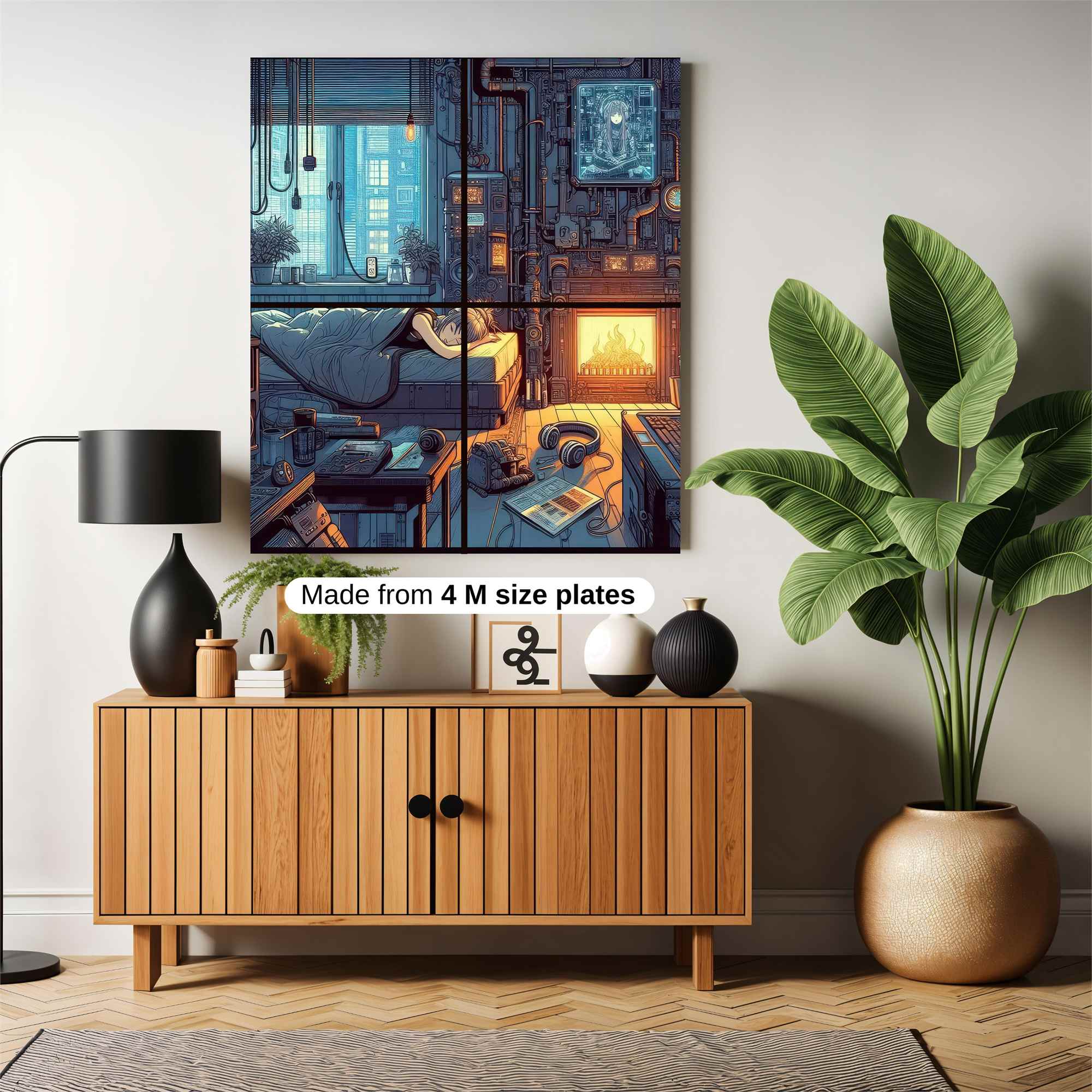 Cyber Cozy Safe Wall Magnetic / M