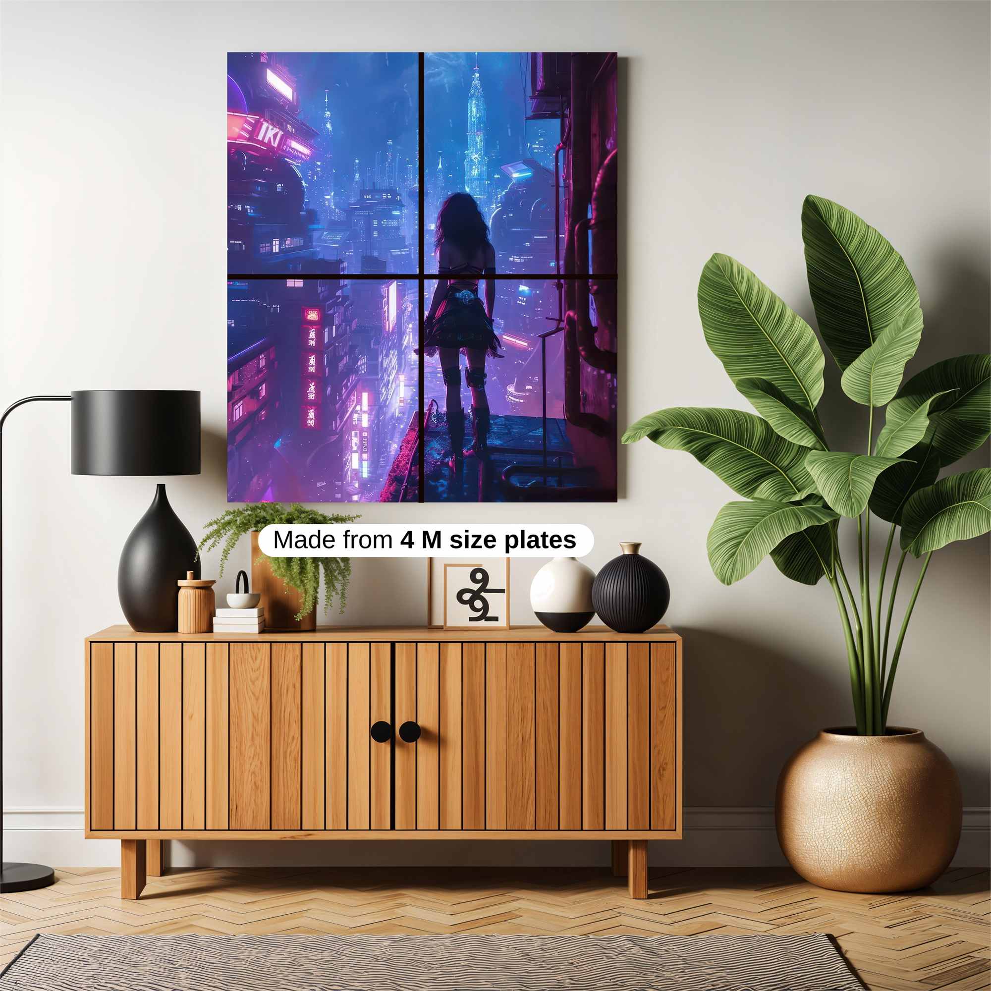 Cyberpunk Solitude Safe Wall Magnetic / M