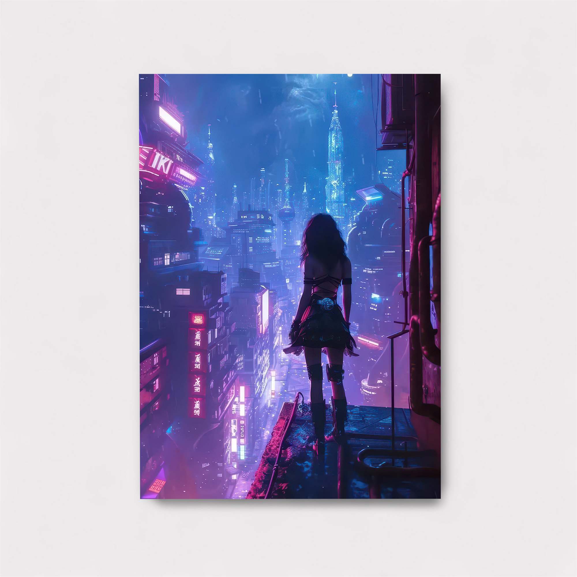 Cyberpunk Solitude Safe Wall Magnetic / M