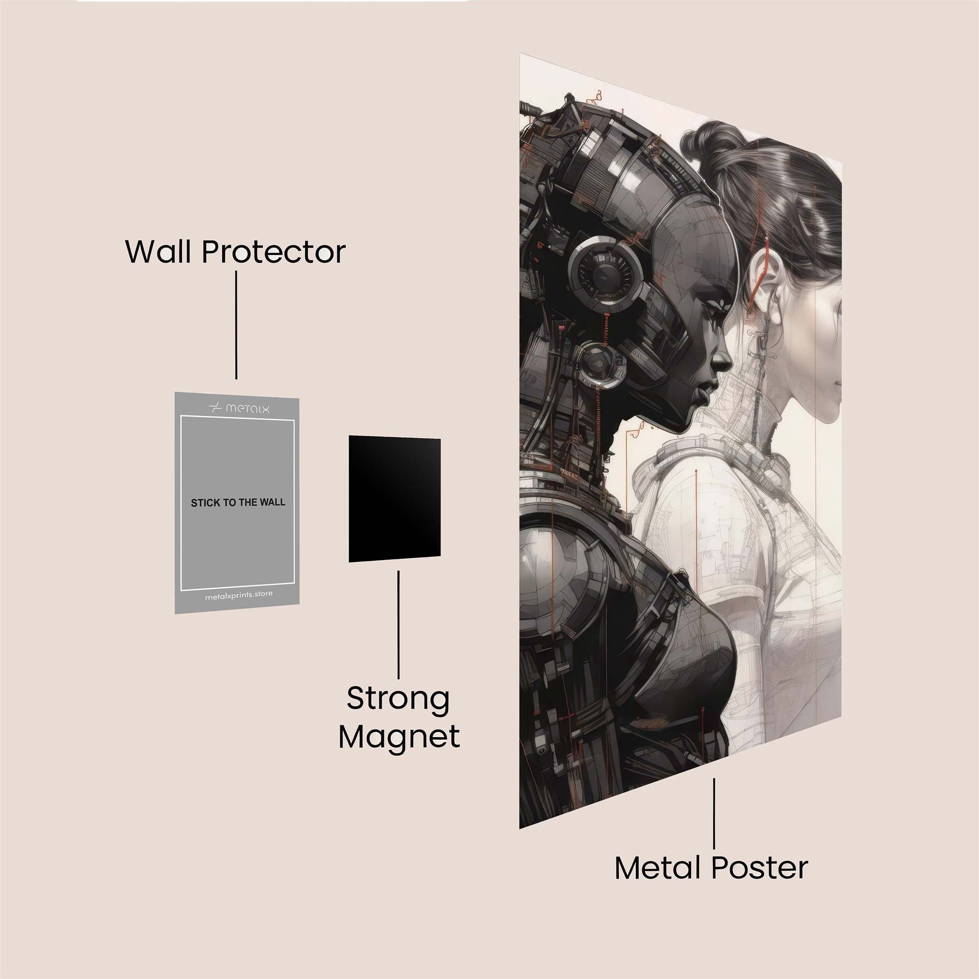 Robotica Reflection Safe Wall Magnetic / M