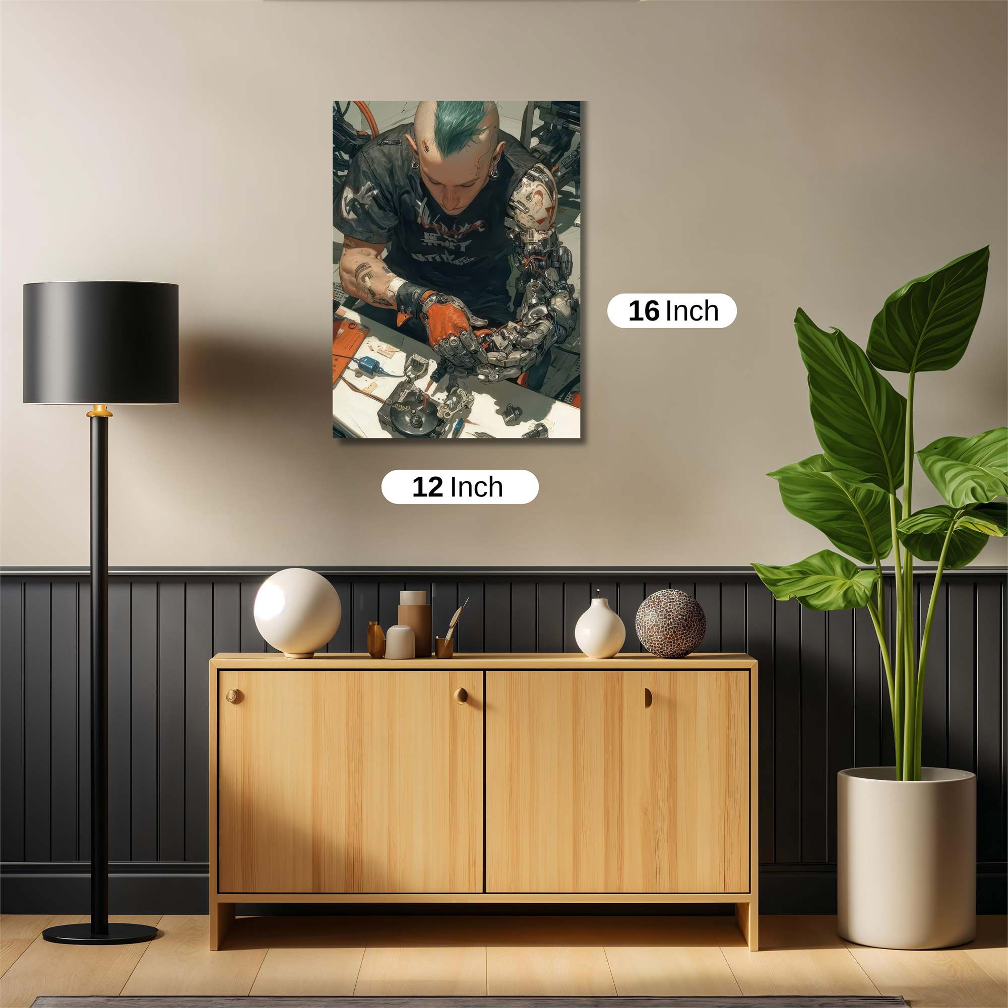 Cyber Rebel Safe Wall Magnetic / M