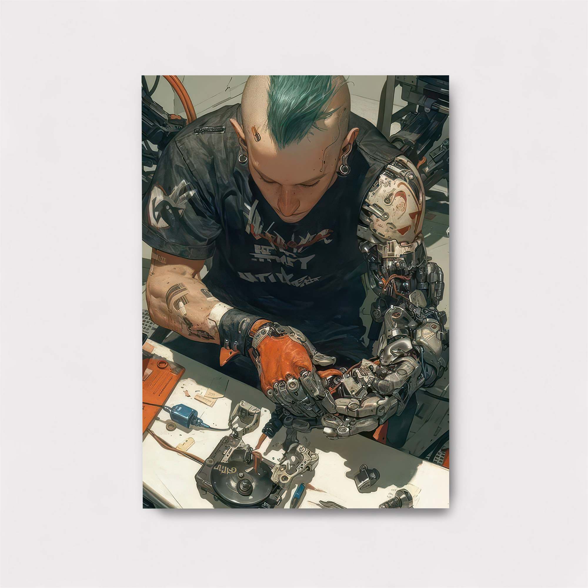 Cyber Rebel Safe Wall Magnetic / M