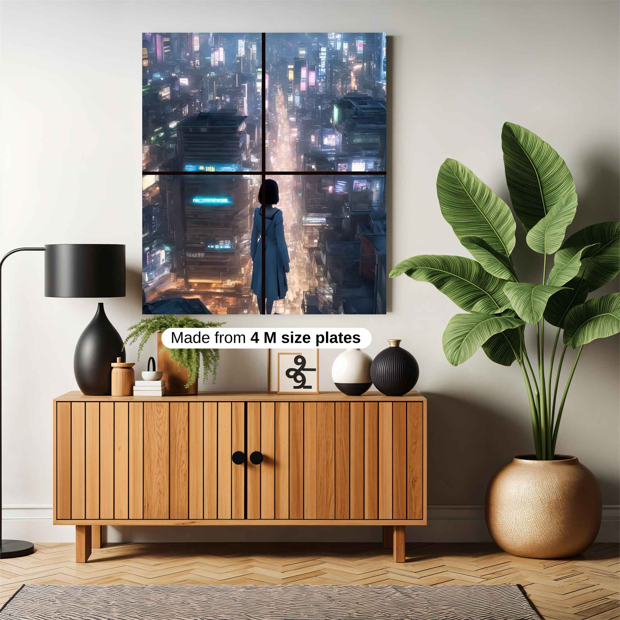 Neon Solitude Safe Wall Magnetic / M