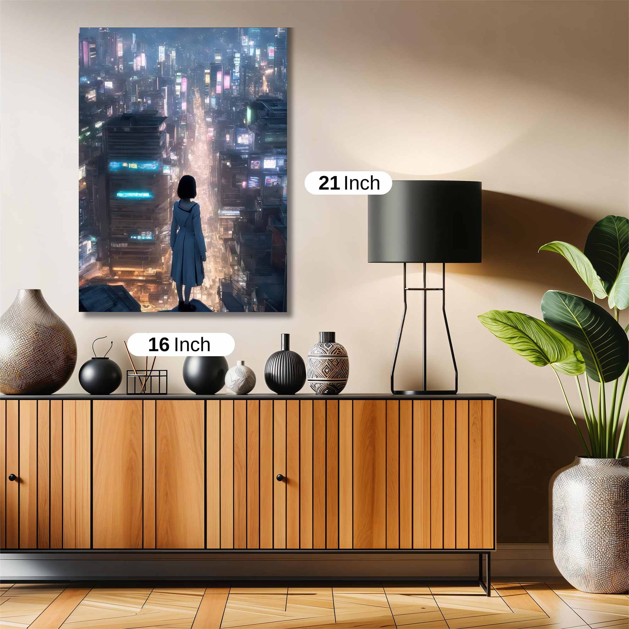 Neon Solitude Safe Wall Magnetic / M