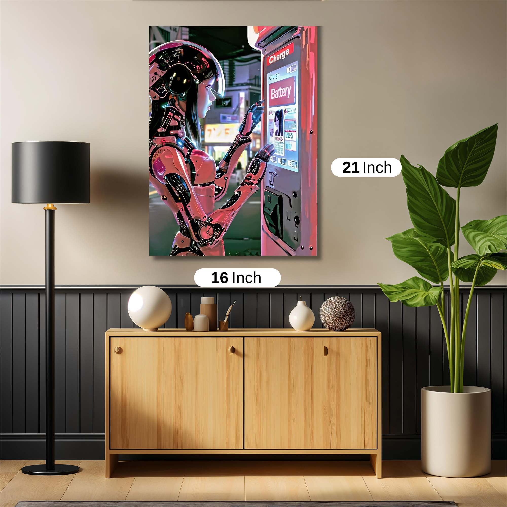 Cyberpunk Recharge Safe Wall Magnetic / M