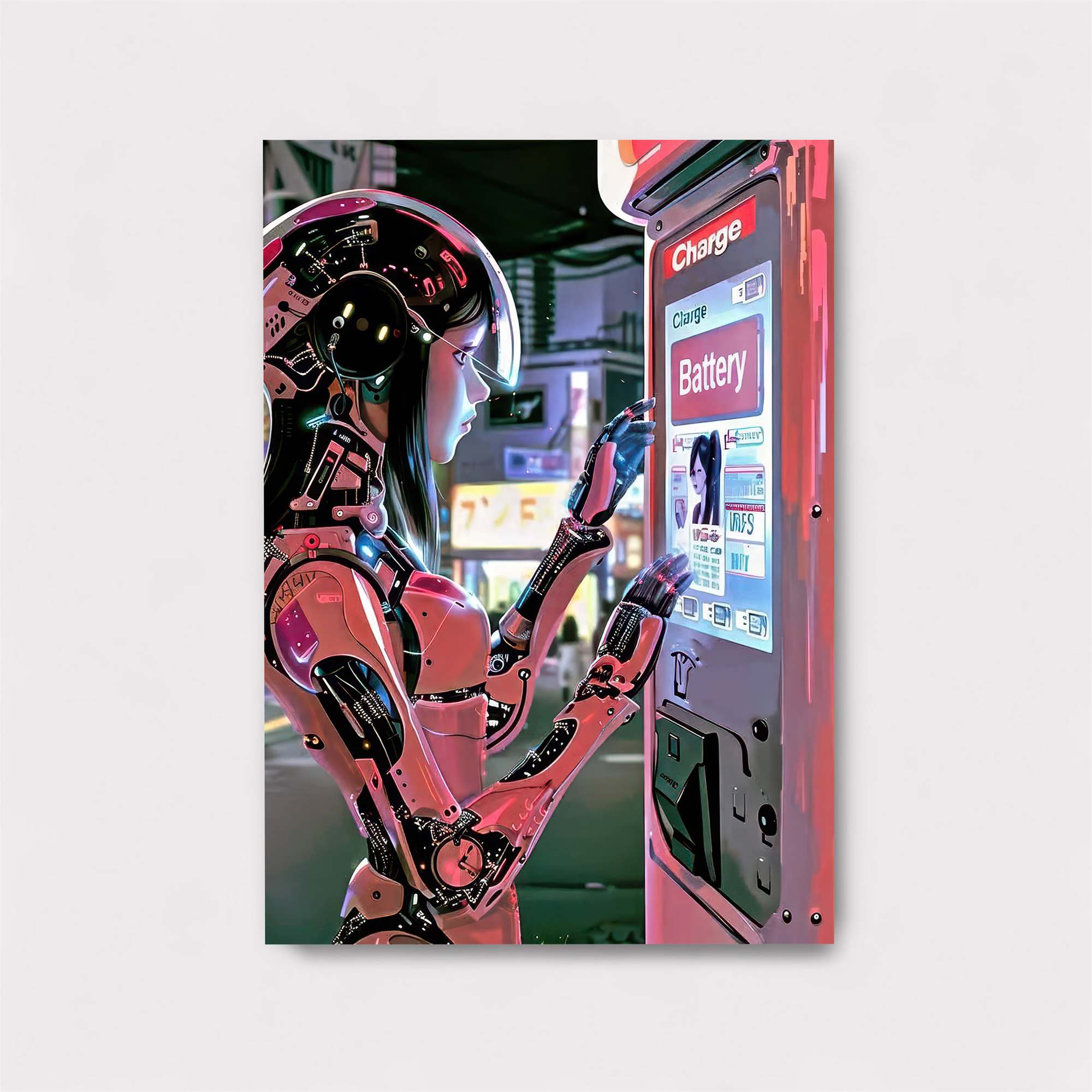 Cyberpunk Recharge Safe Wall Magnetic / M