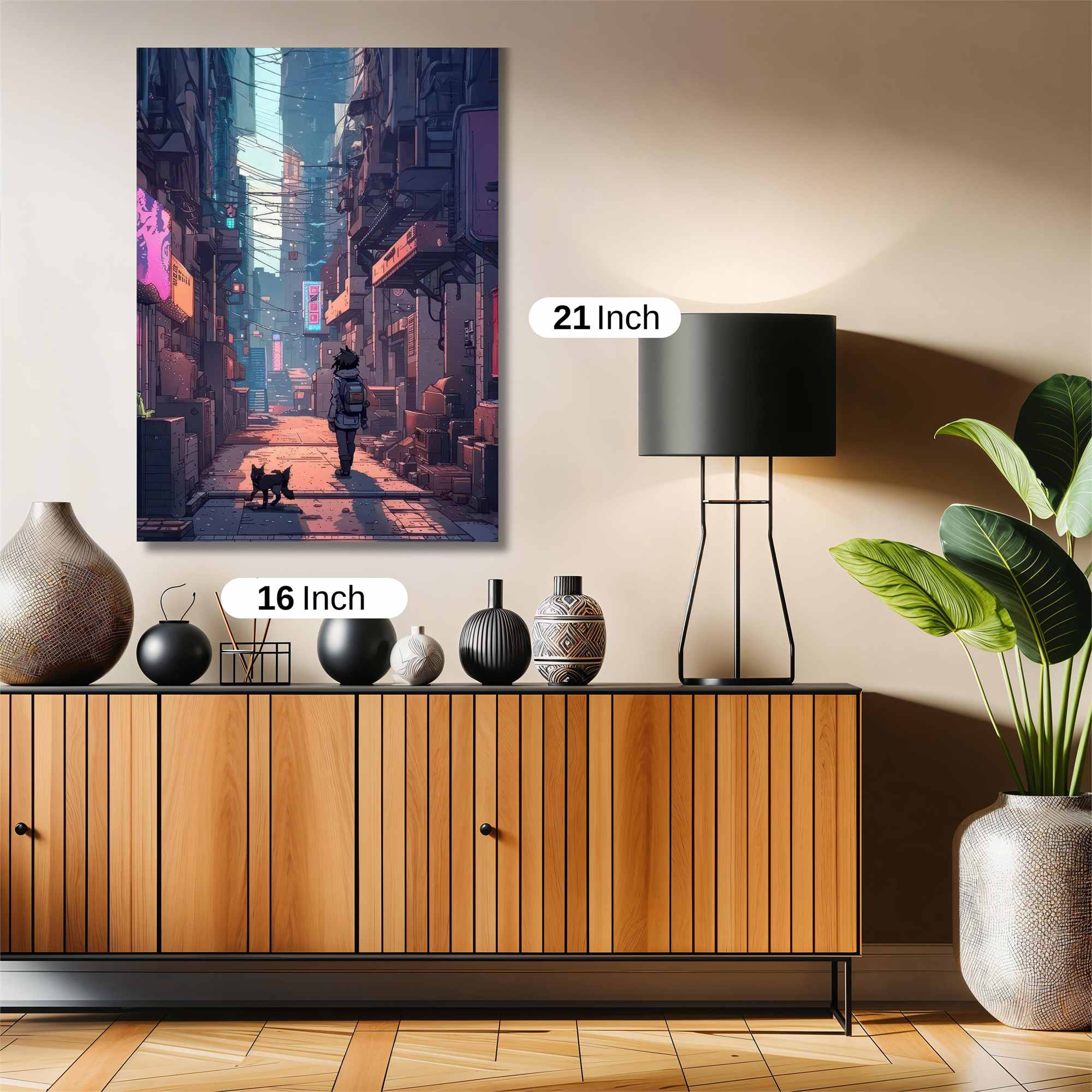 Cyberpunk Solitude Safe Wall Magnetic / M