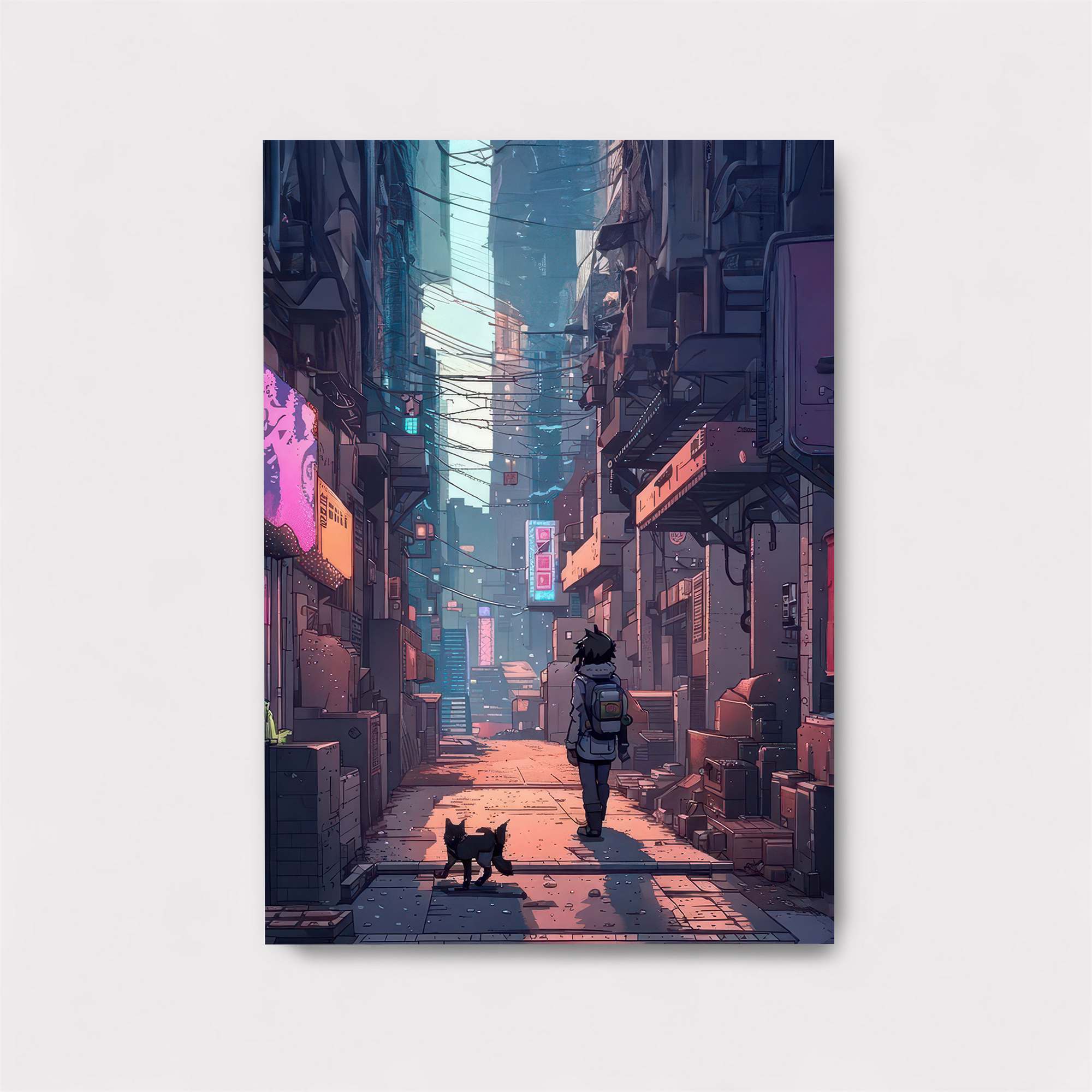 Cyberpunk Solitude Safe Wall Magnetic / M