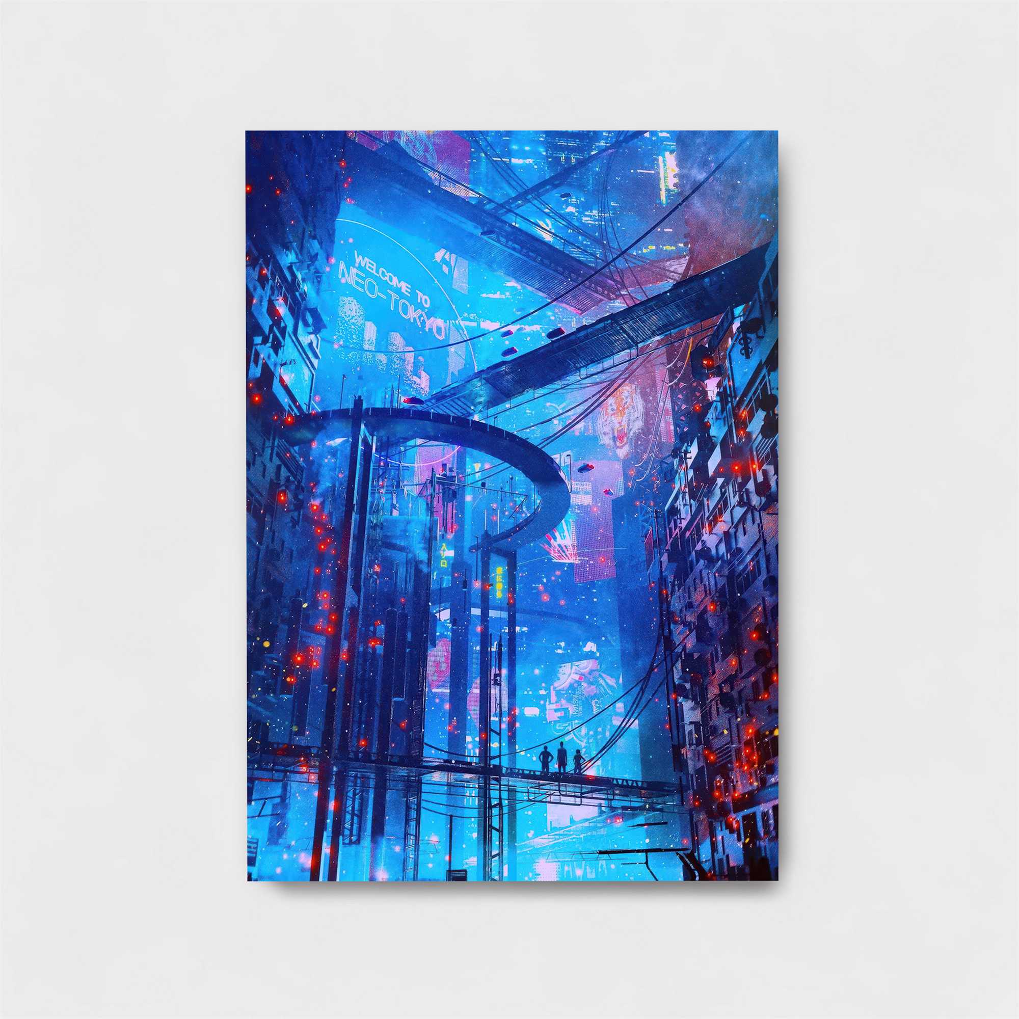 Neon Dreamscape Safe Wall Magnetic / M