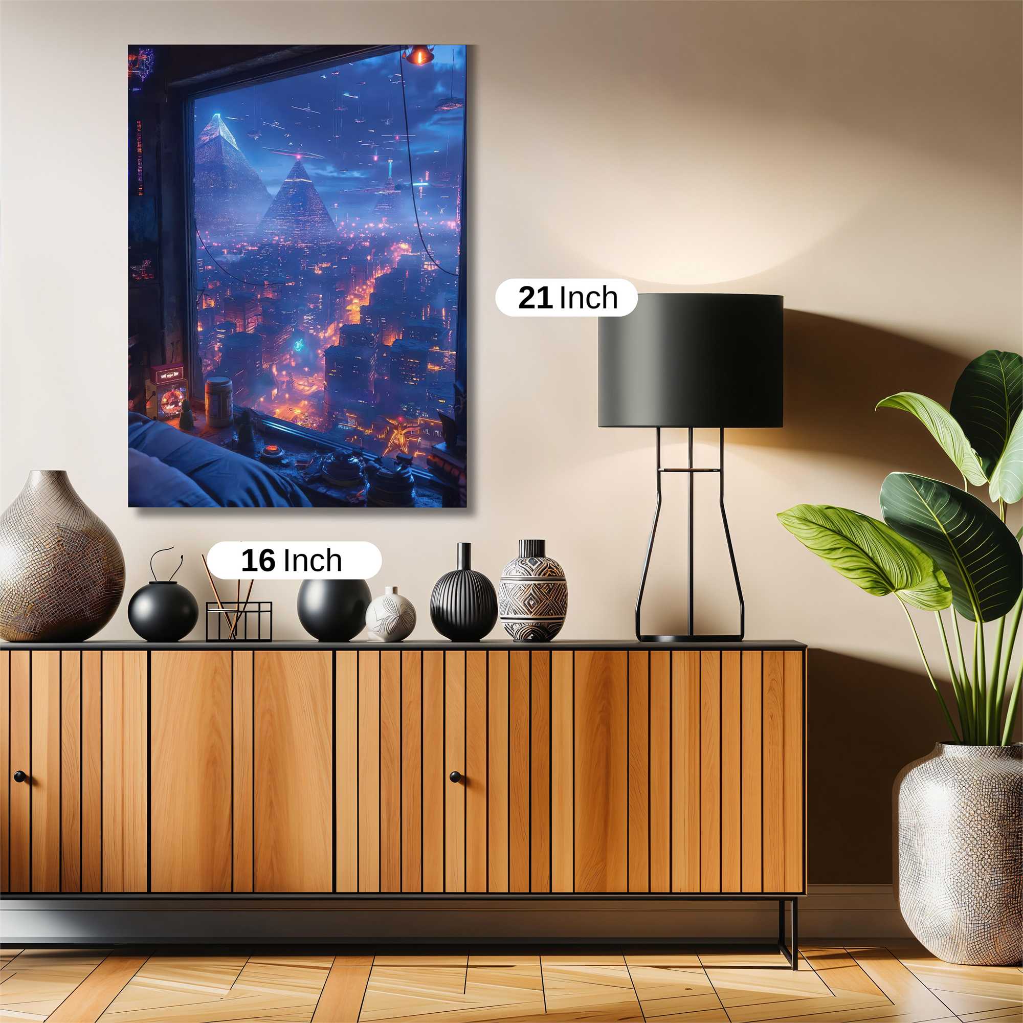 Pyramid Dreamscape Safe Wall Magnetic / M