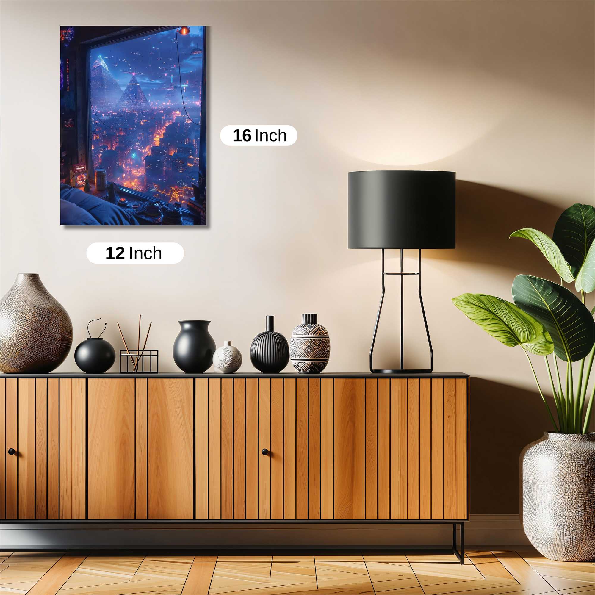 Pyramid Dreamscape Safe Wall Magnetic / M