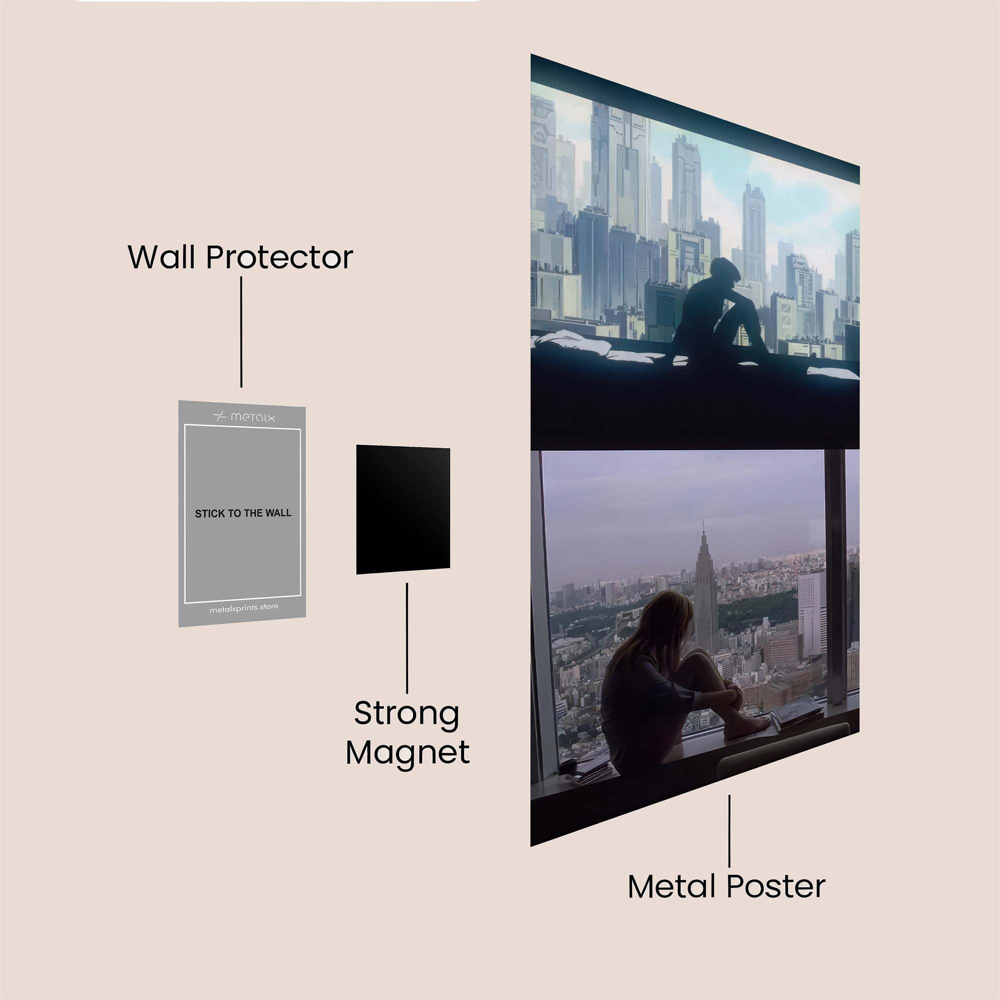 City Solitude Safe Wall Magnetic / M