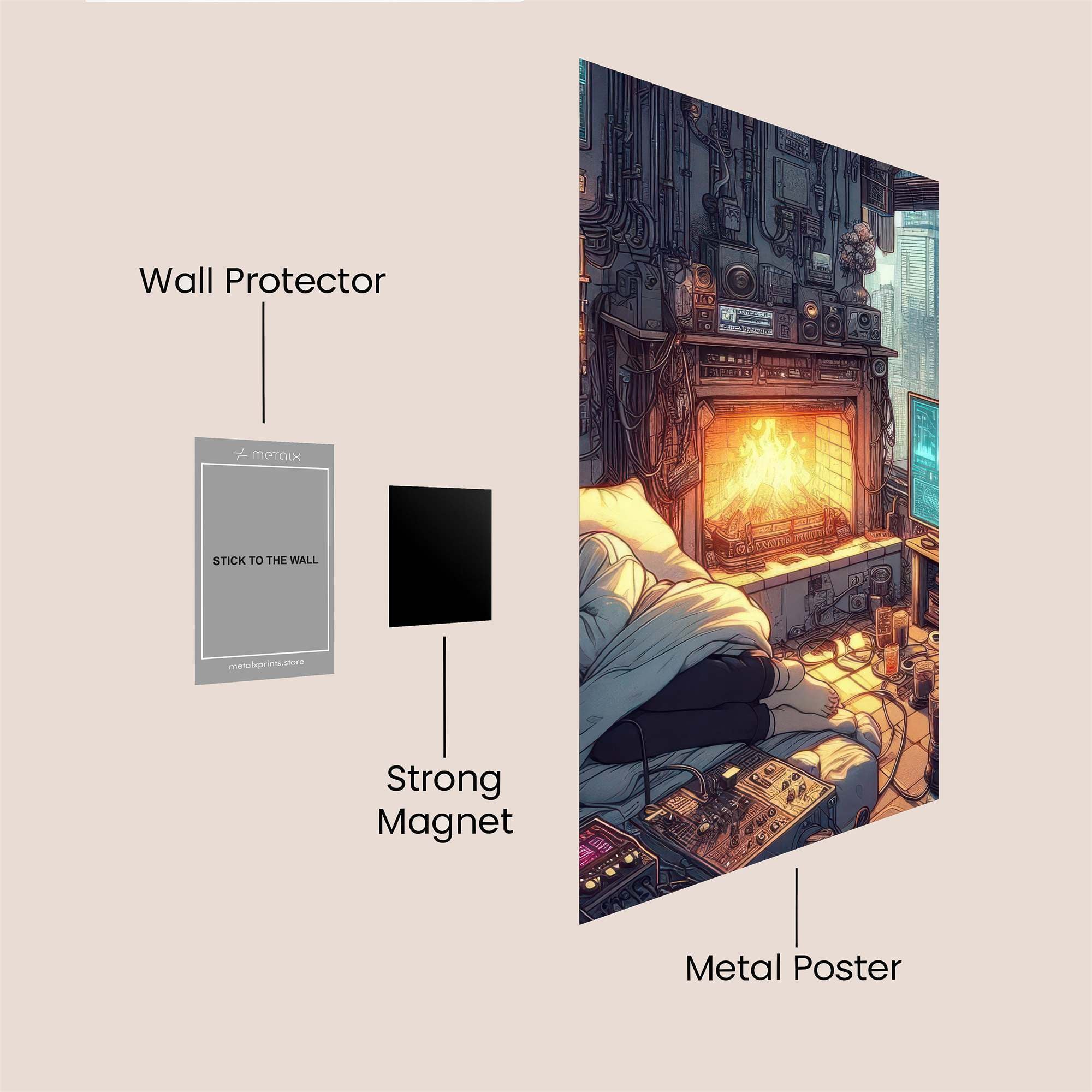 CyberCozy Safe Wall Magnetic / M