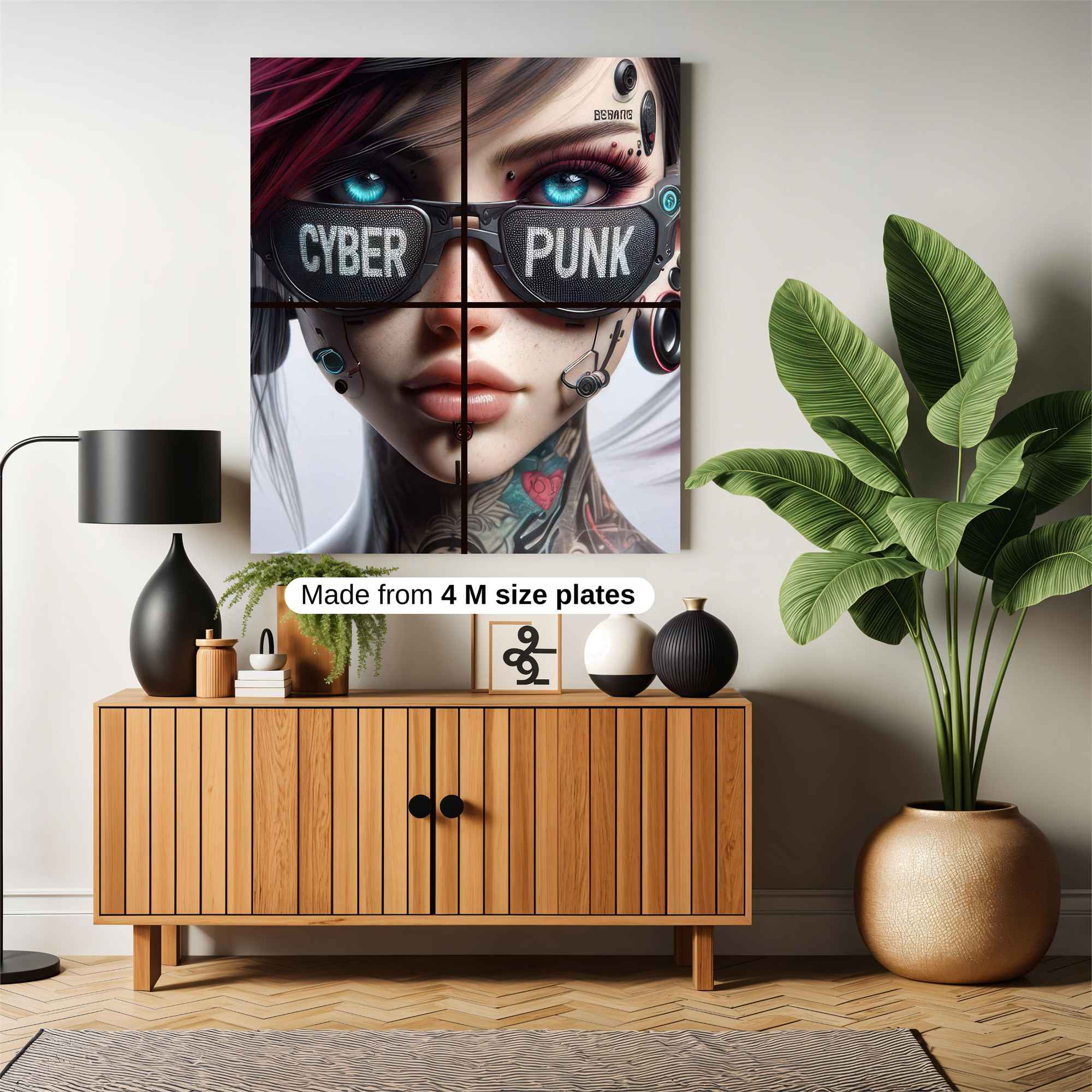 Cyber Rebel Safe Wall Magnetic / M