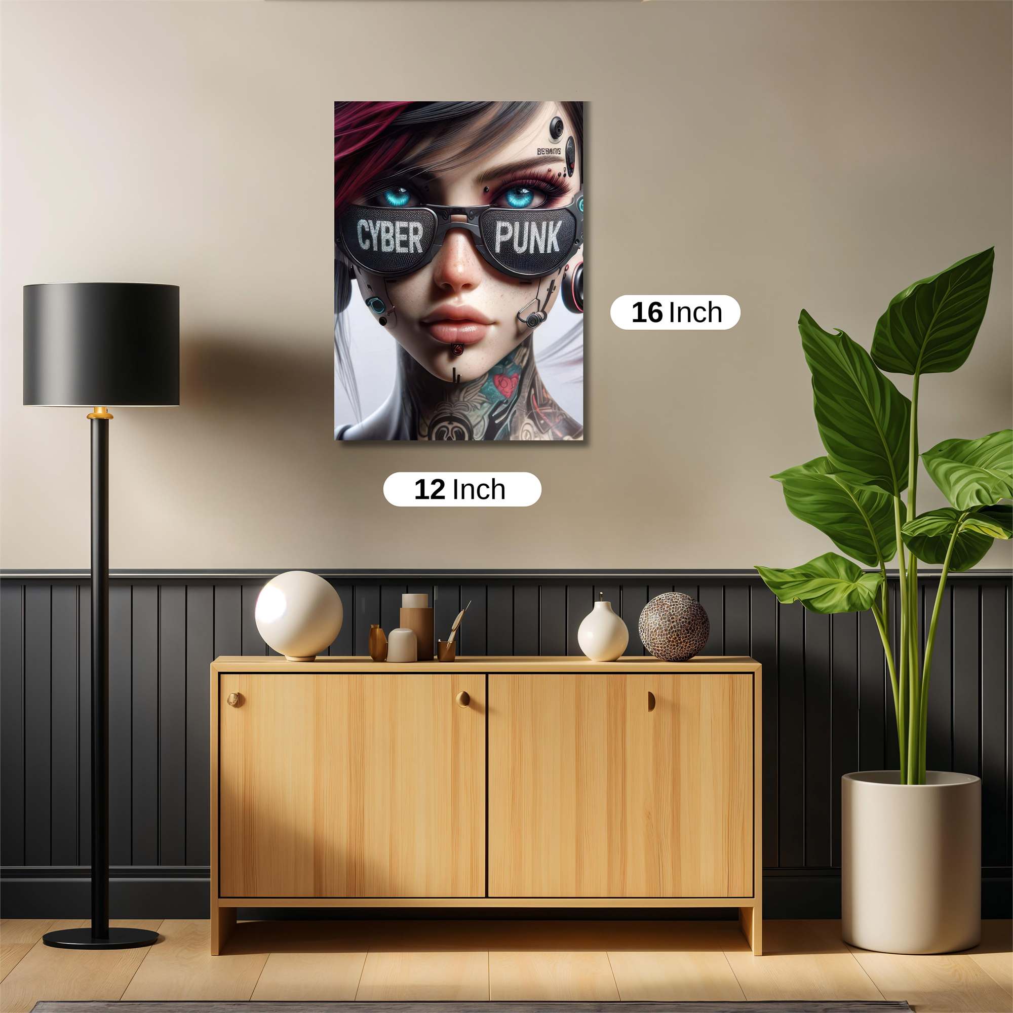 Cyber Rebel Safe Wall Magnetic / M