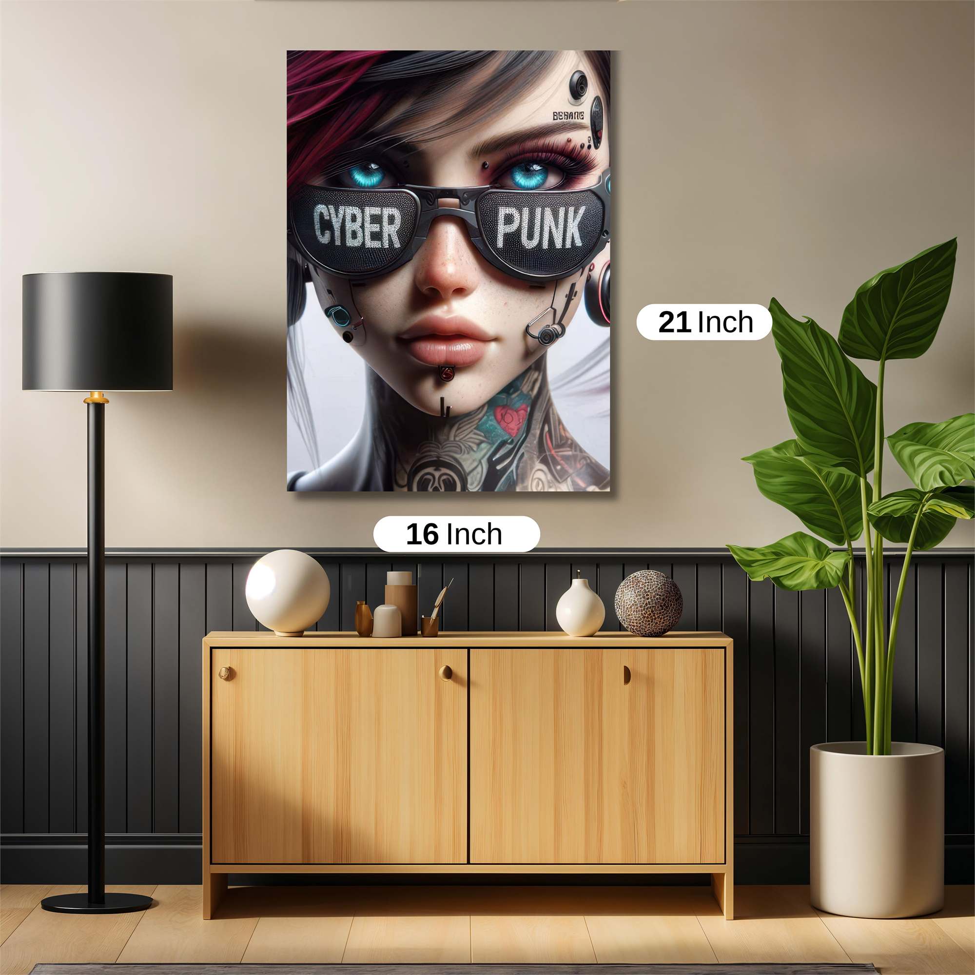 Cyber Rebel Safe Wall Magnetic / M