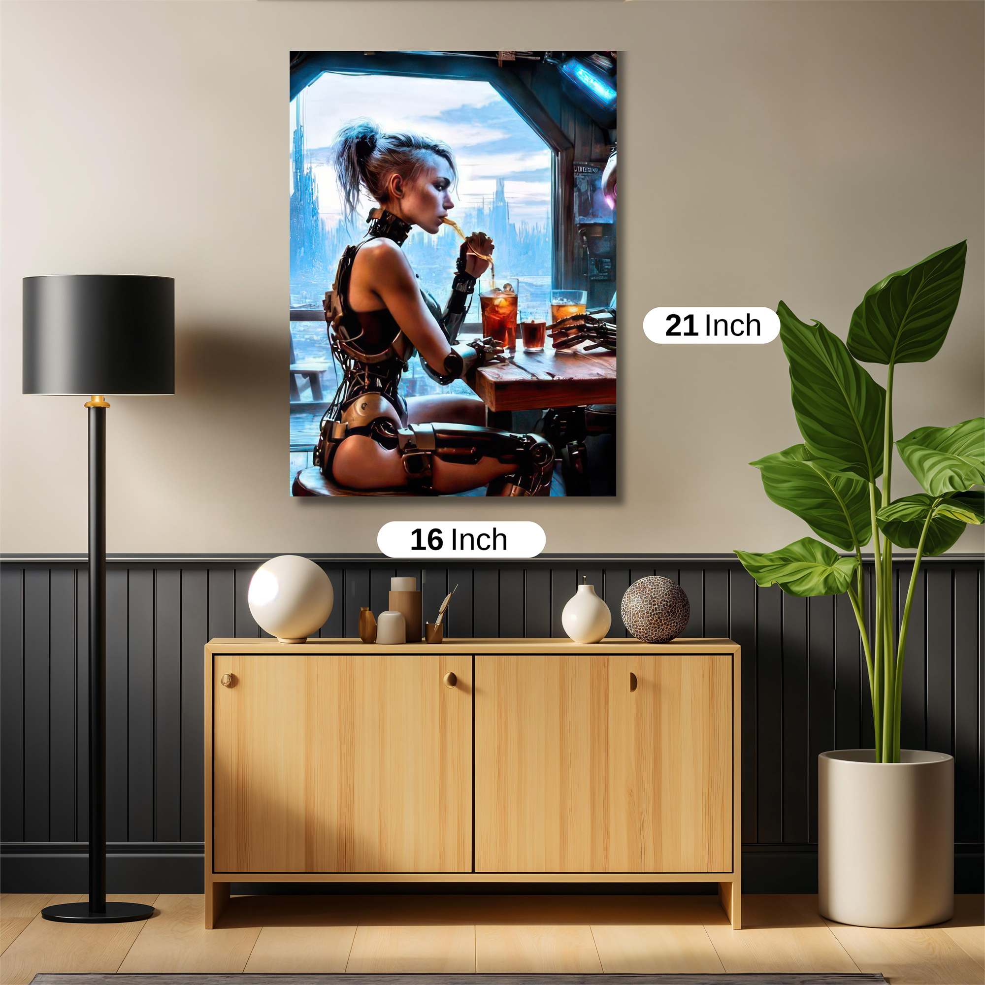 City Dreamscape Safe Wall Magnetic / M