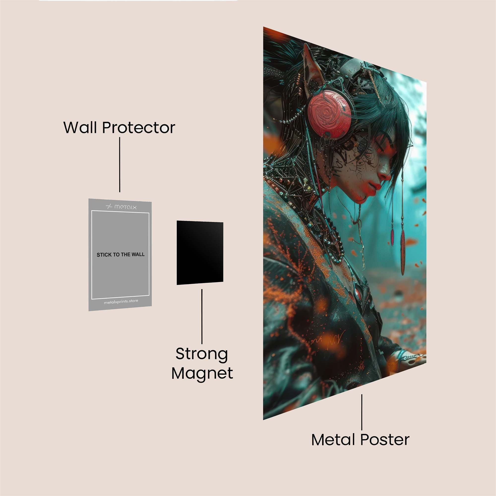 Elf Enigma Safe Wall Magnetic / M