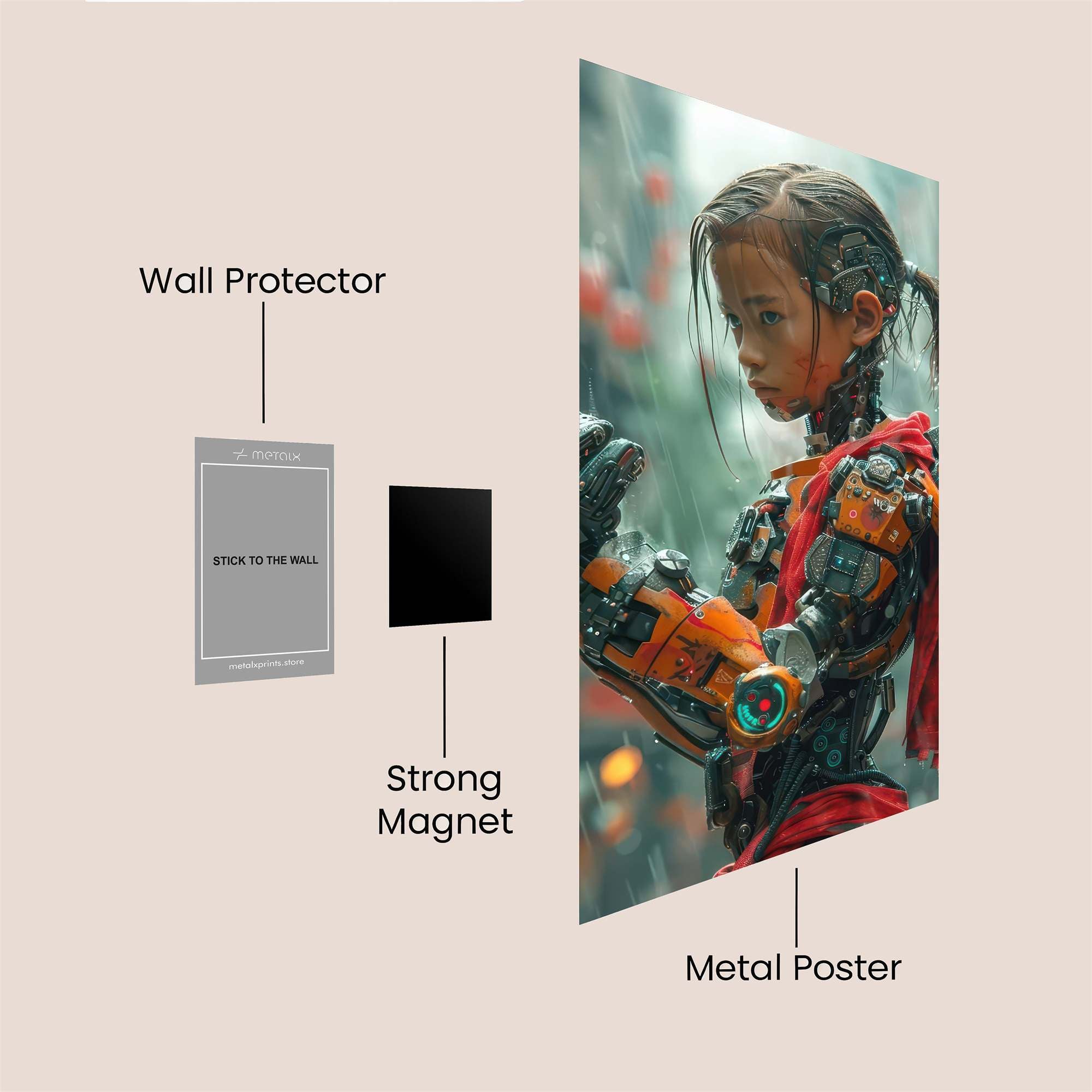 Cyberpunk Resilience Safe Wall Magnetic / M