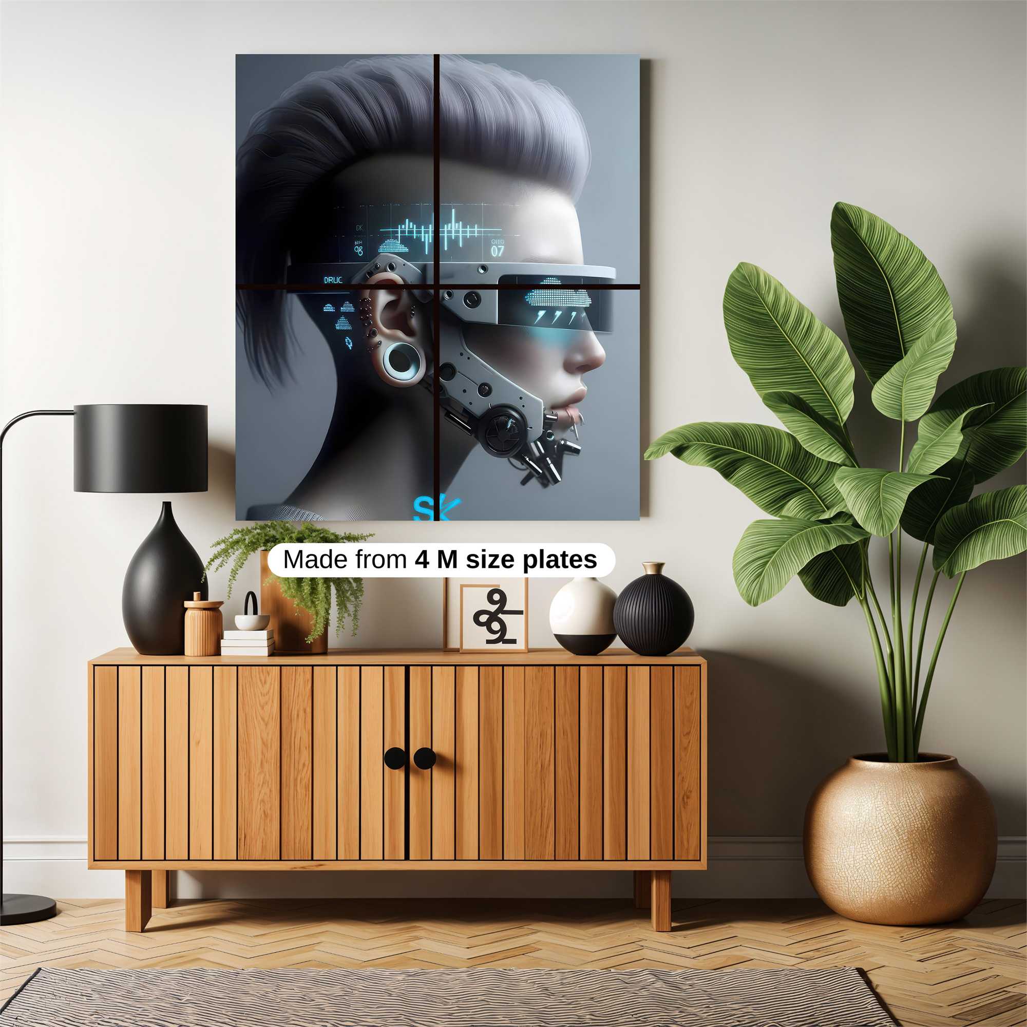 Cyber Enigma Safe Wall Magnetic / M