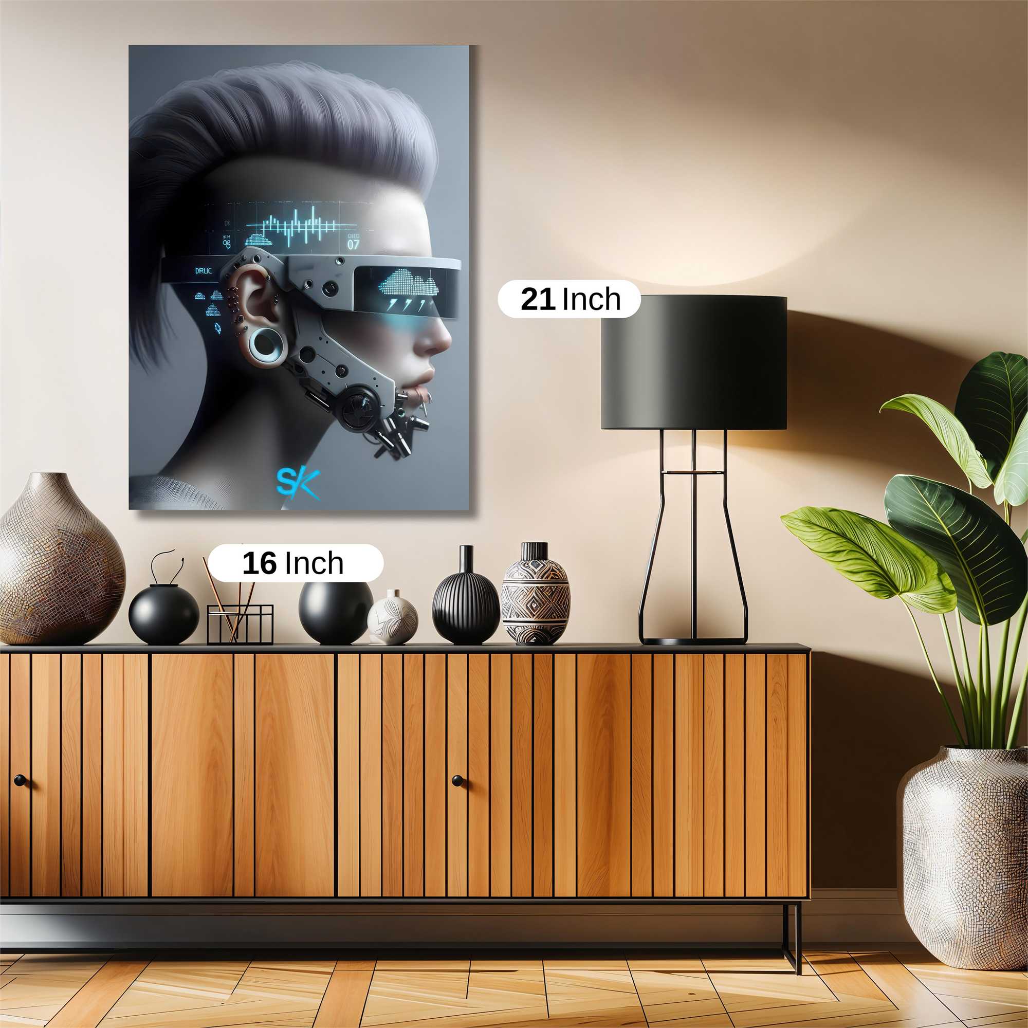 Cyber Enigma Safe Wall Magnetic / M