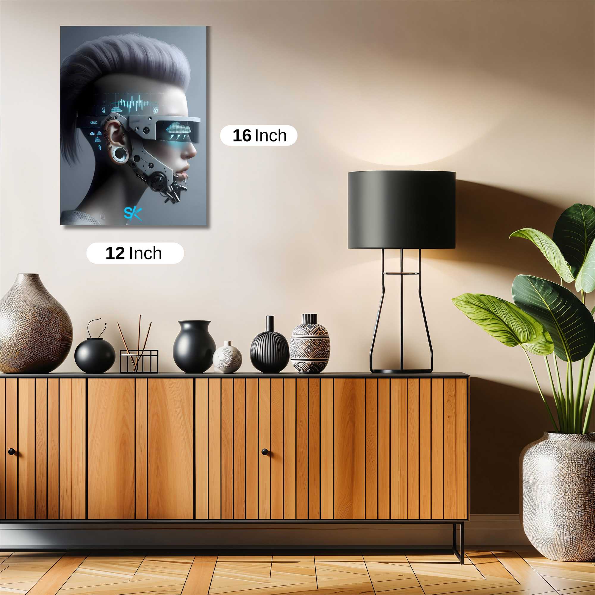 Cyber Enigma Safe Wall Magnetic / M