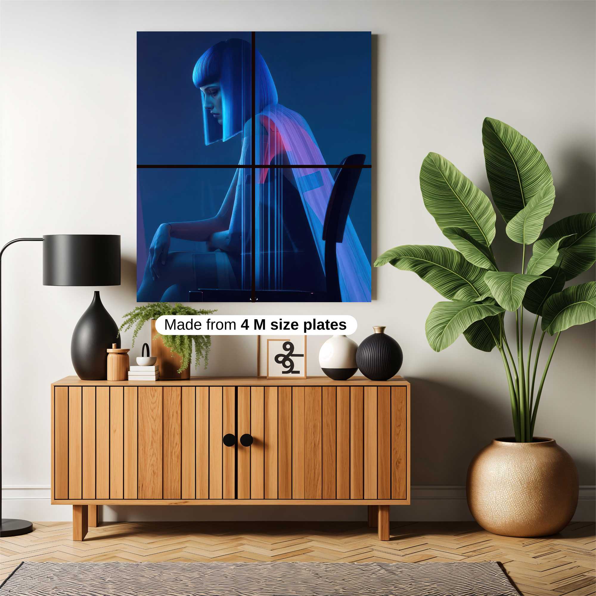 Neon Solitude Safe Wall Magnetic / M