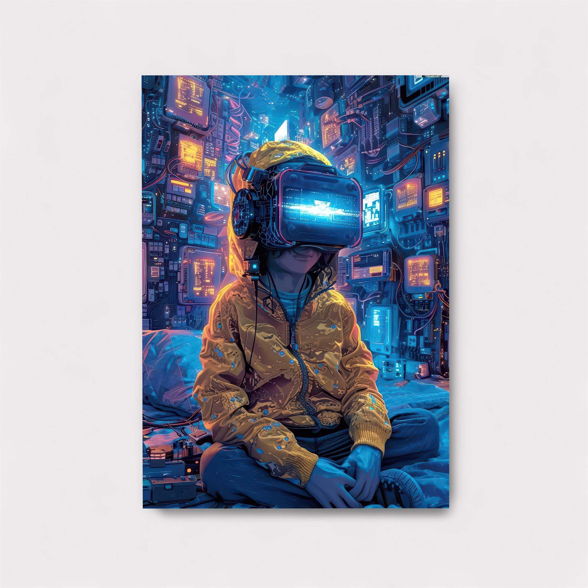 Cyber Serenity Safe Wall Magnetic / M