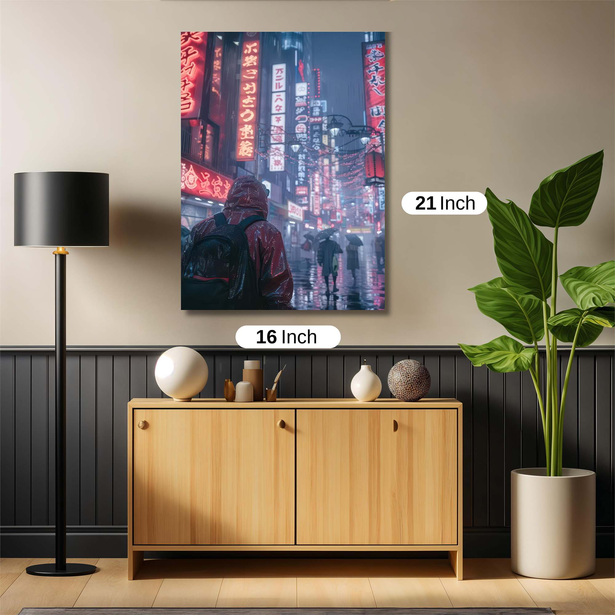 Neon Solitude Safe Wall Magnetic / M