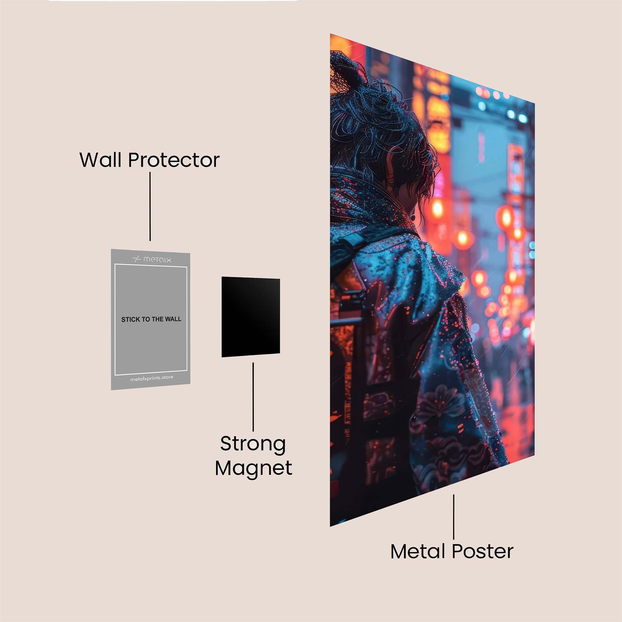 Samurai Serenity Safe Wall Magnetic / M