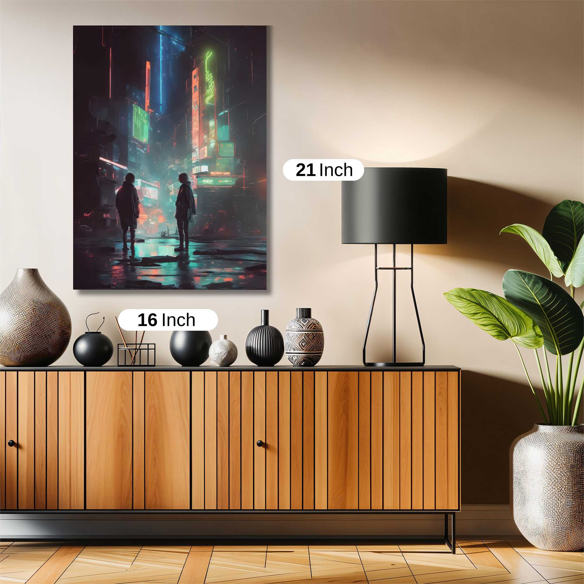 Neon Solitude Safe Wall Magnetic / M