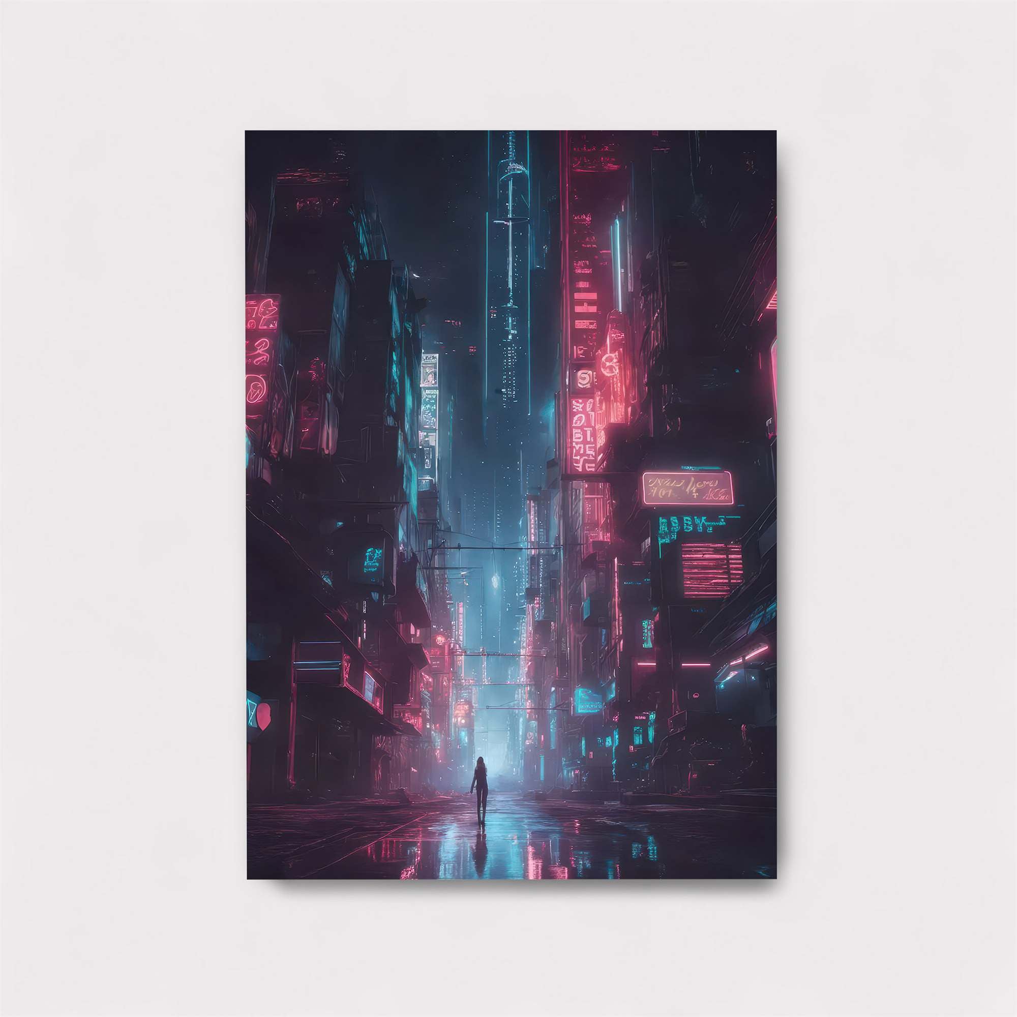 Neon Solitude Safe Wall Magnetic / M