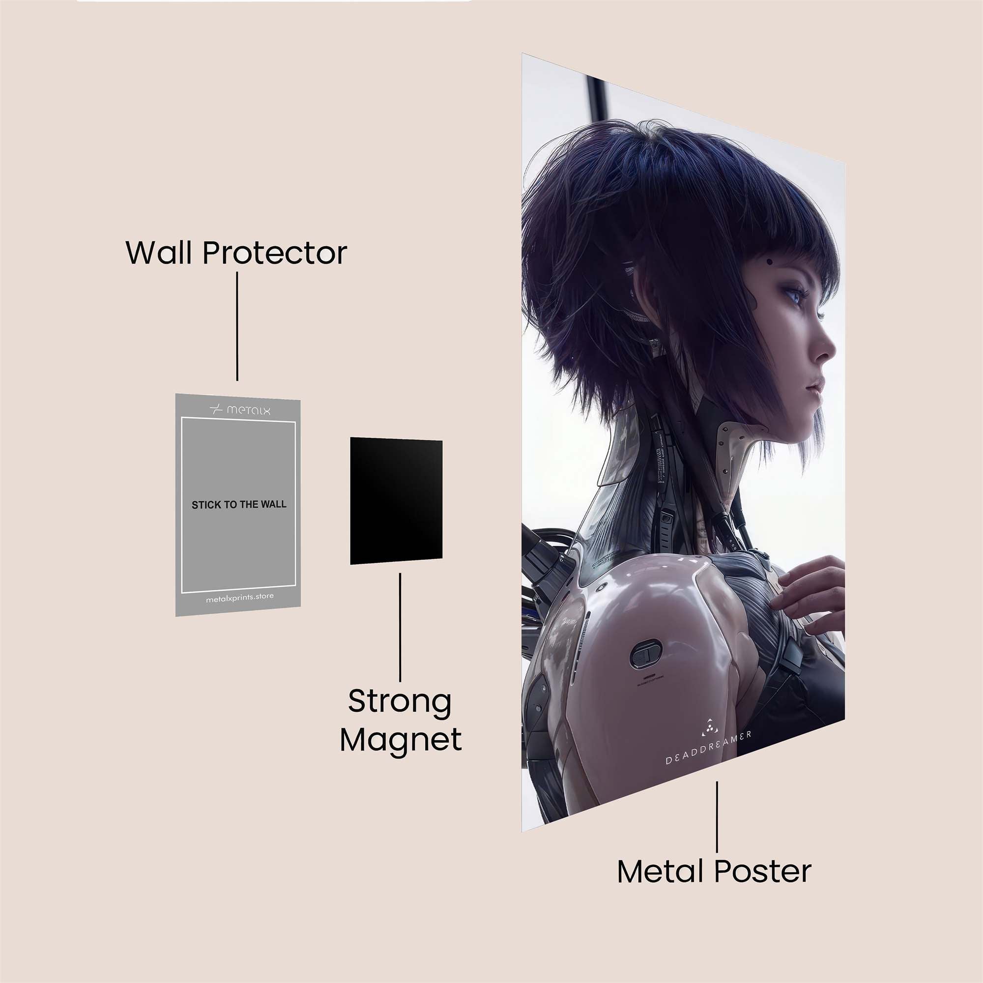 Robot Compassion Safe Wall Magnetic / M
