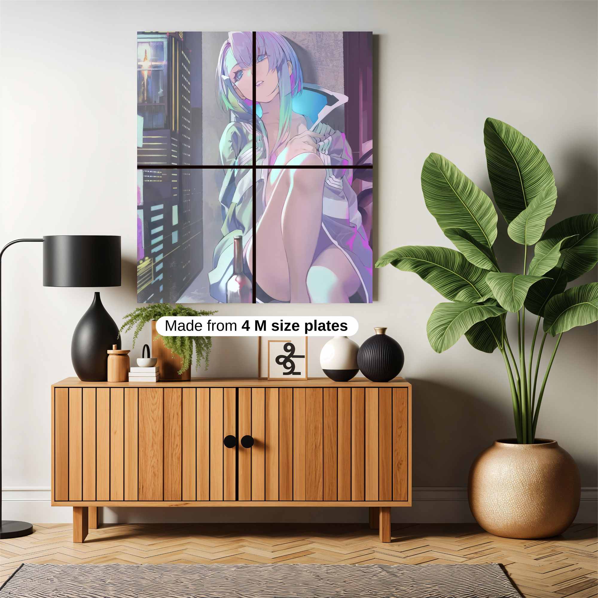 Neon Serenity Safe Wall Magnetic / M