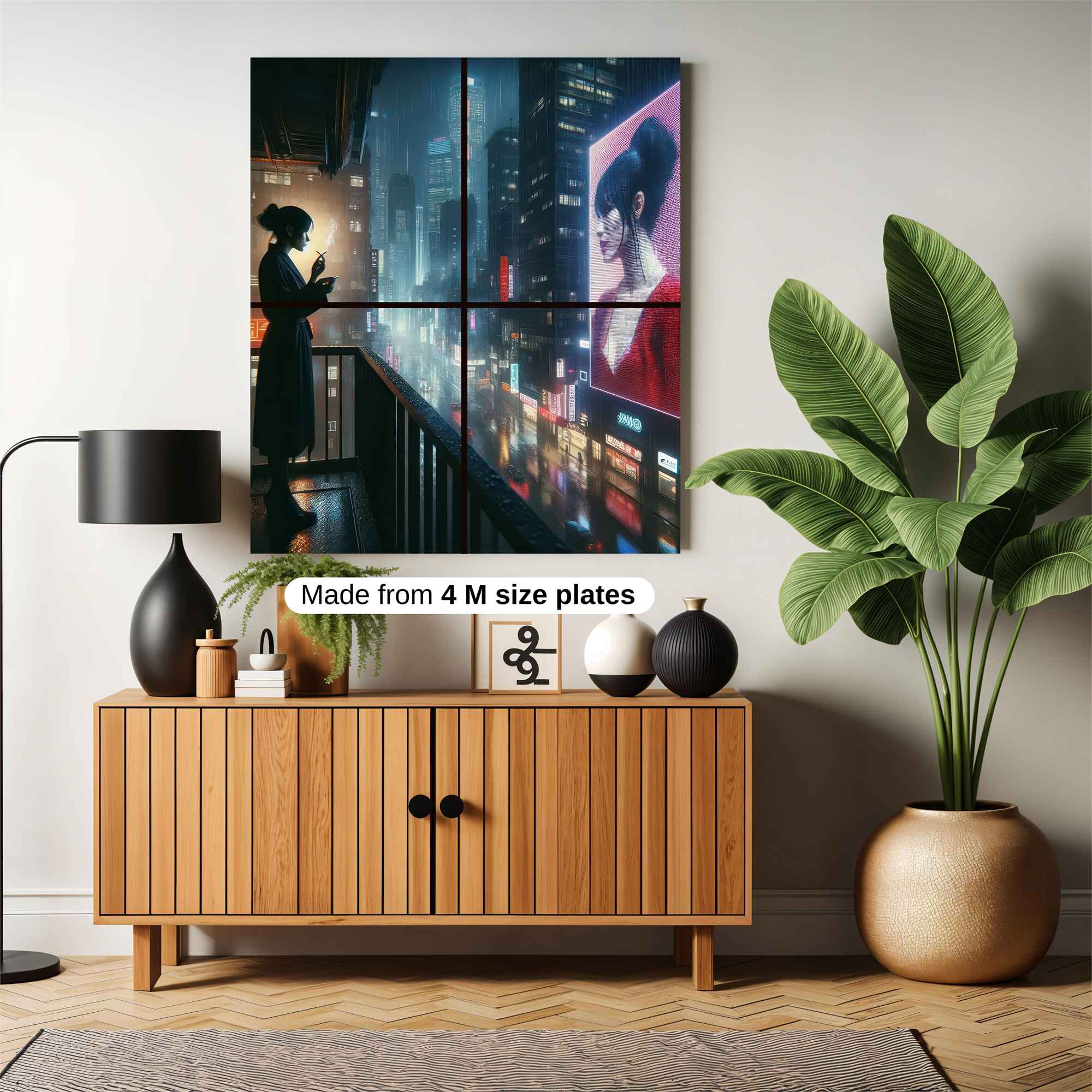 Neon Solitude Safe Wall Magnetic / M