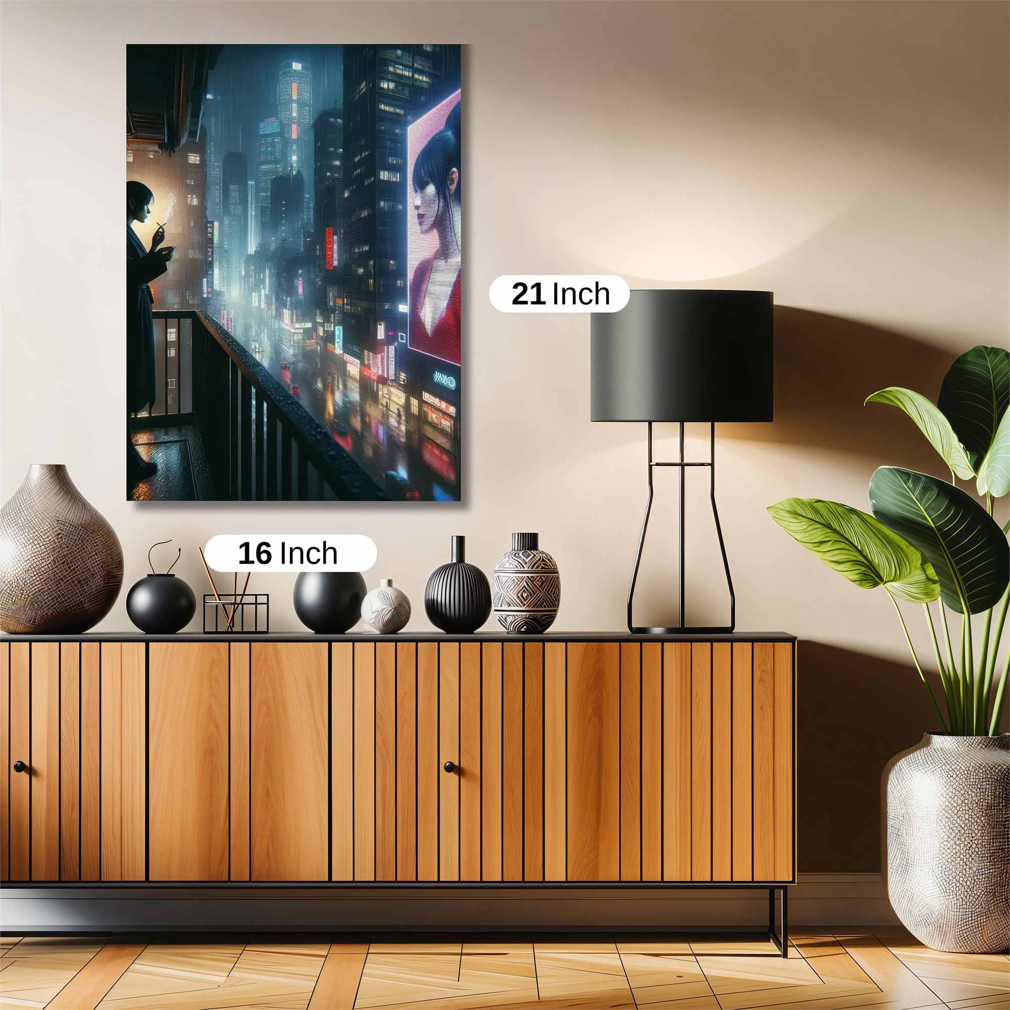 Neon Solitude Safe Wall Magnetic / M