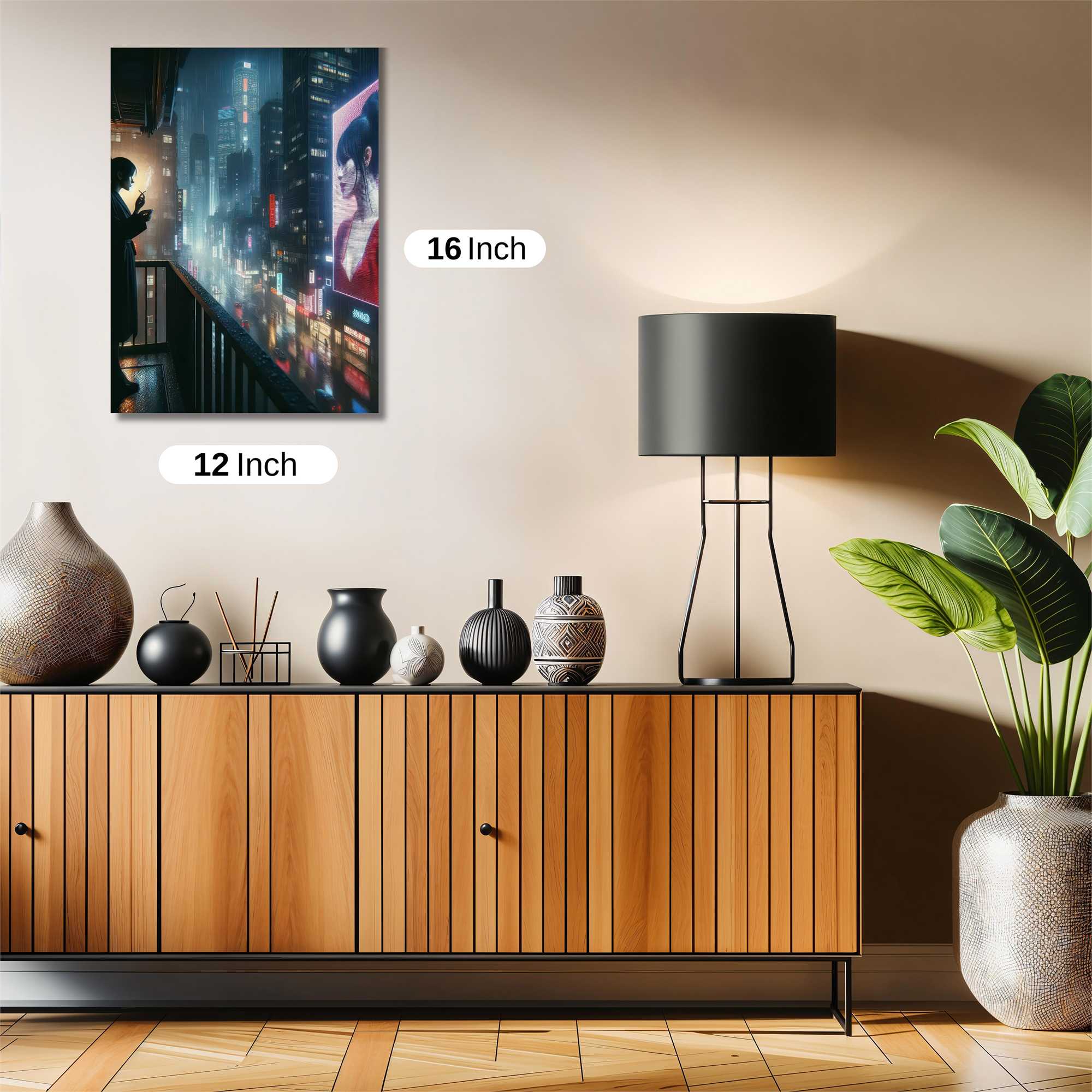 Neon Solitude Safe Wall Magnetic / M