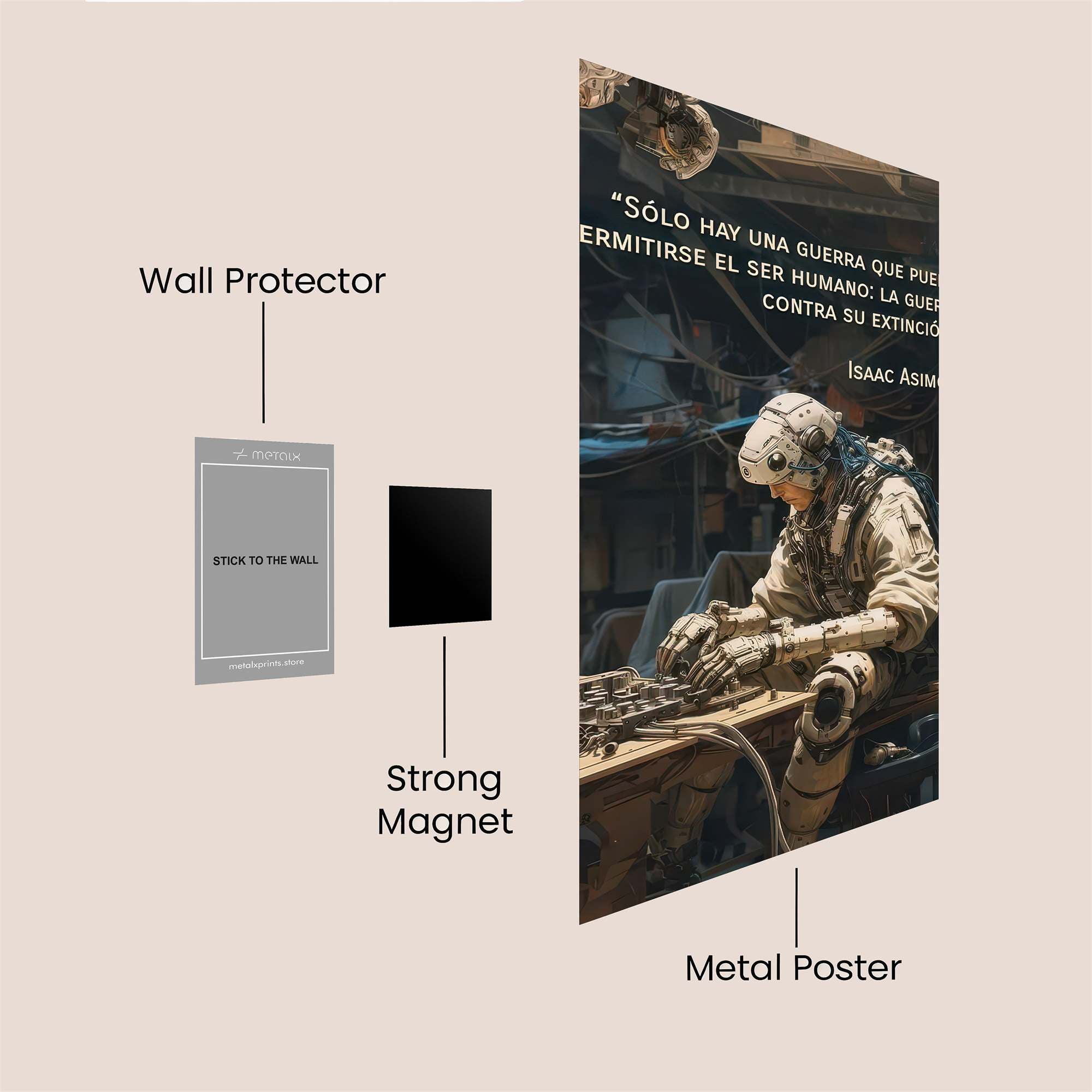 Asimov Contemplative Safe Wall Magnetic / M