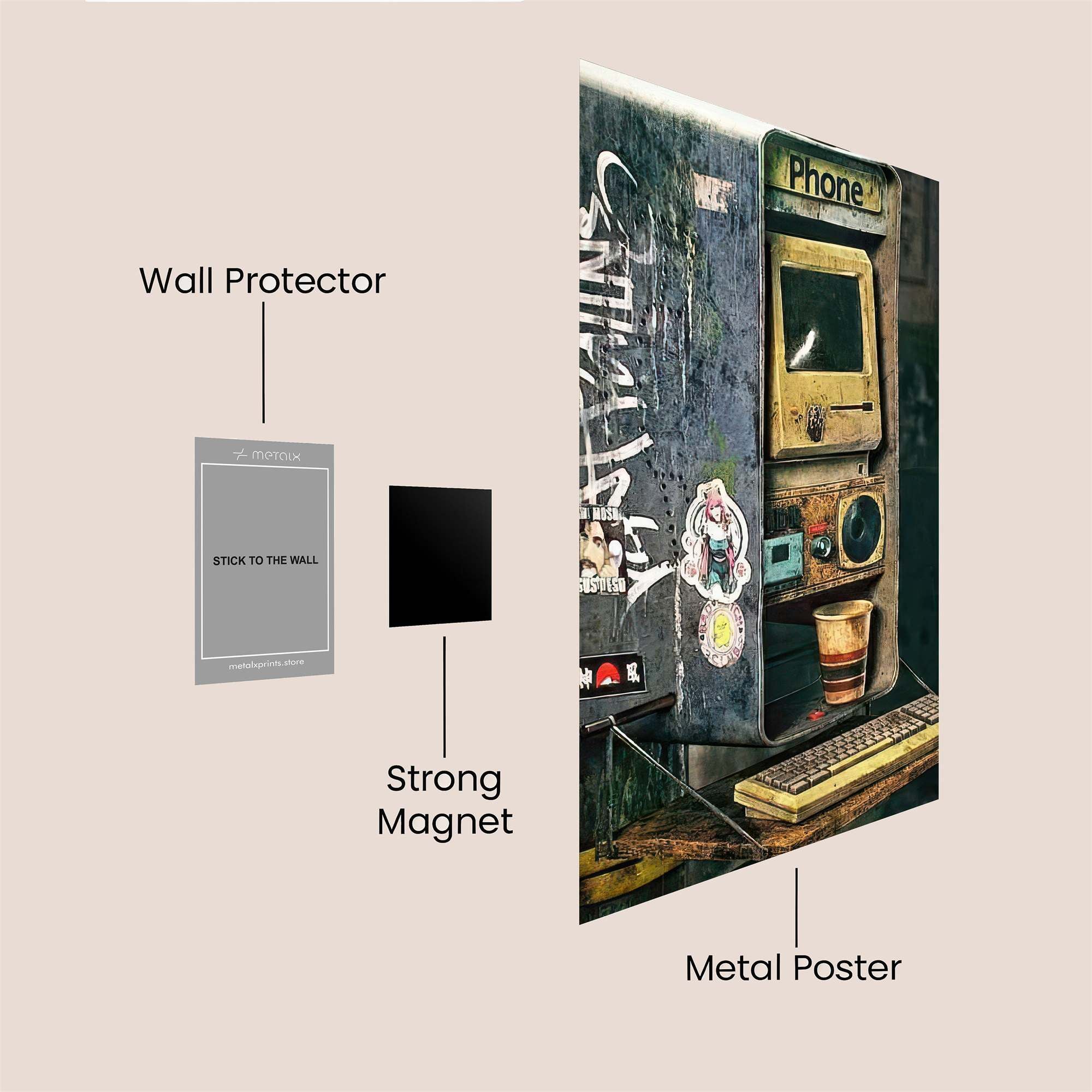 Cyber Relic Safe Wall Magnetic / M