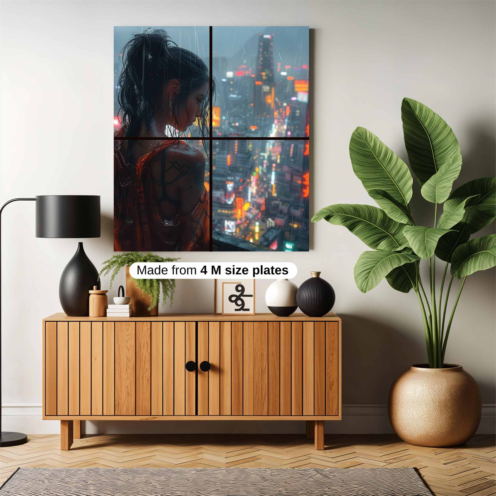 Cyberpunk Solitude Safe Wall Magnetic / M