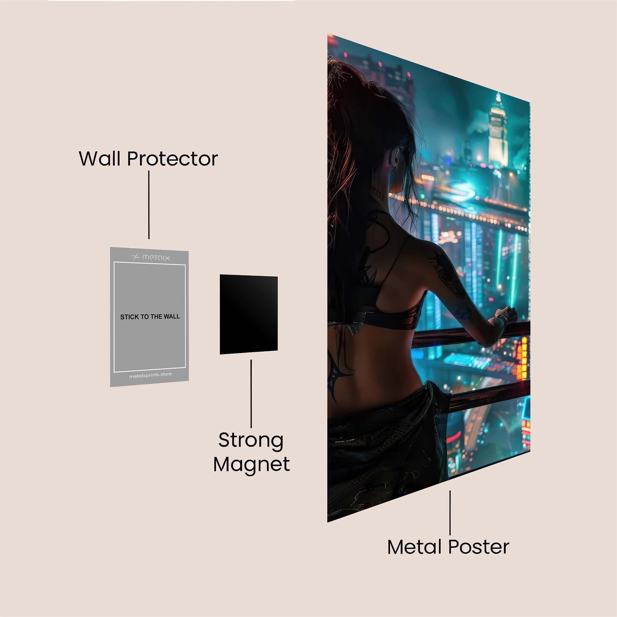 Cyberpunk Serenity Safe Wall Magnetic / M