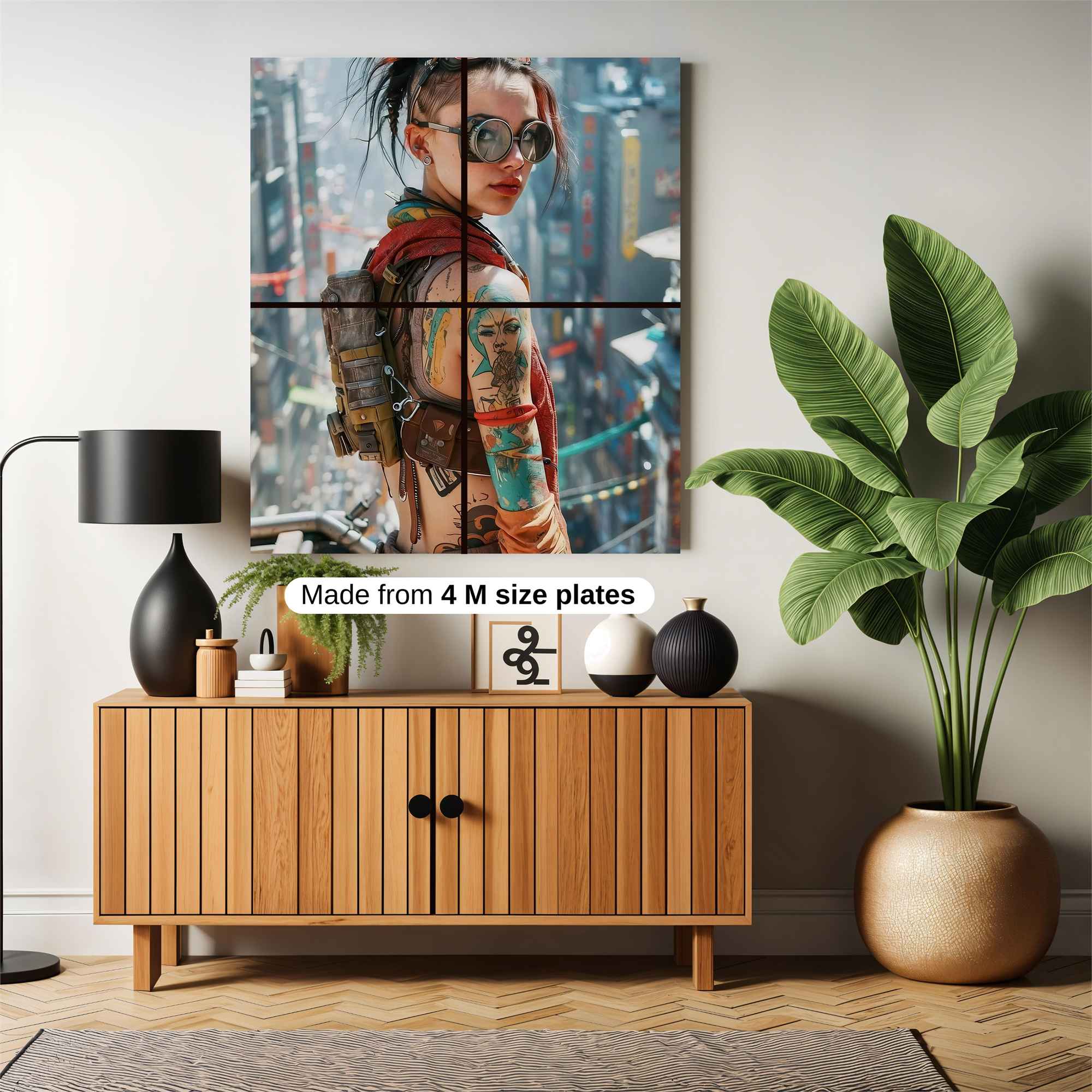 Cyberpunk Adventurer Safe Wall Magnetic / M