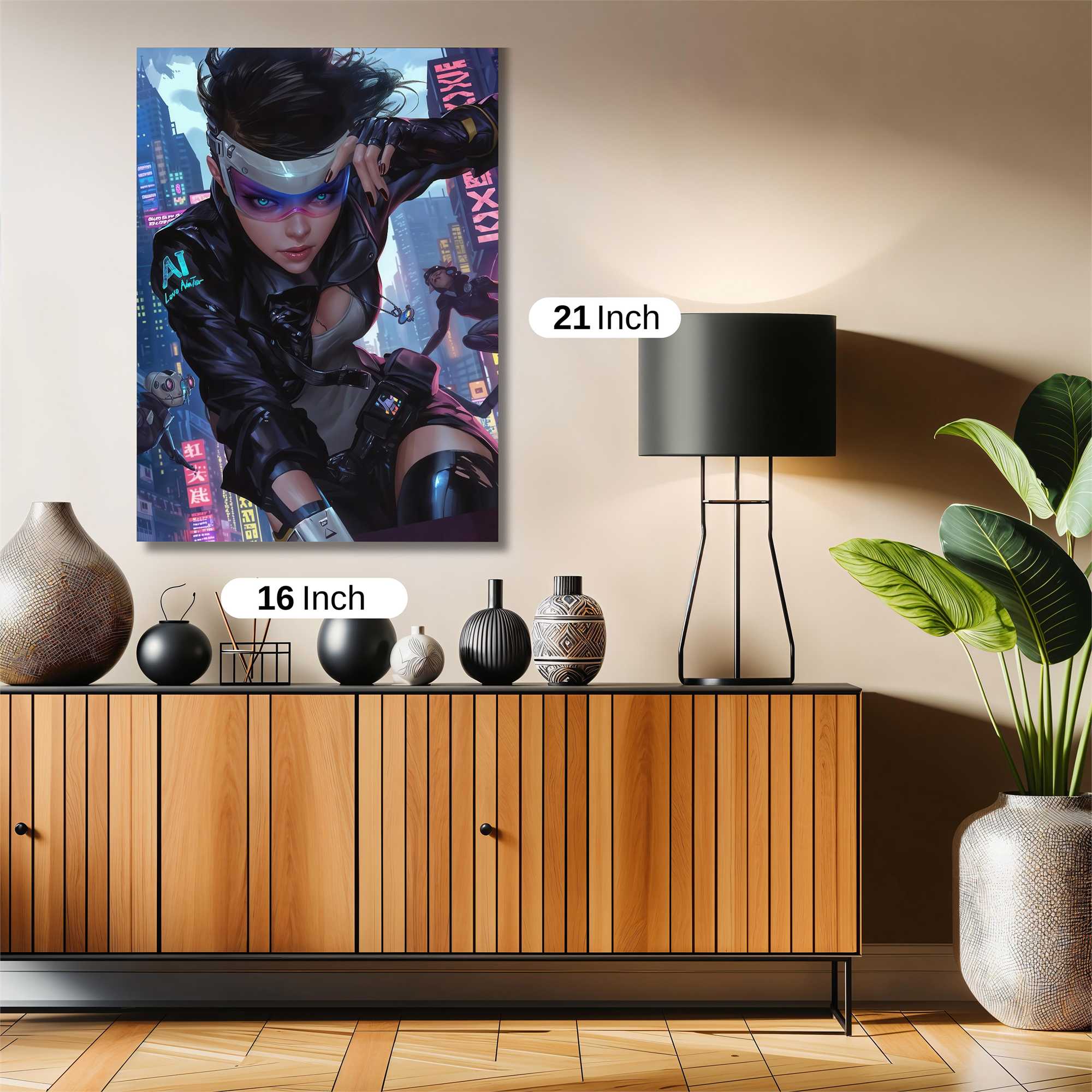 Neon Rebel Safe Wall Magnetic / M