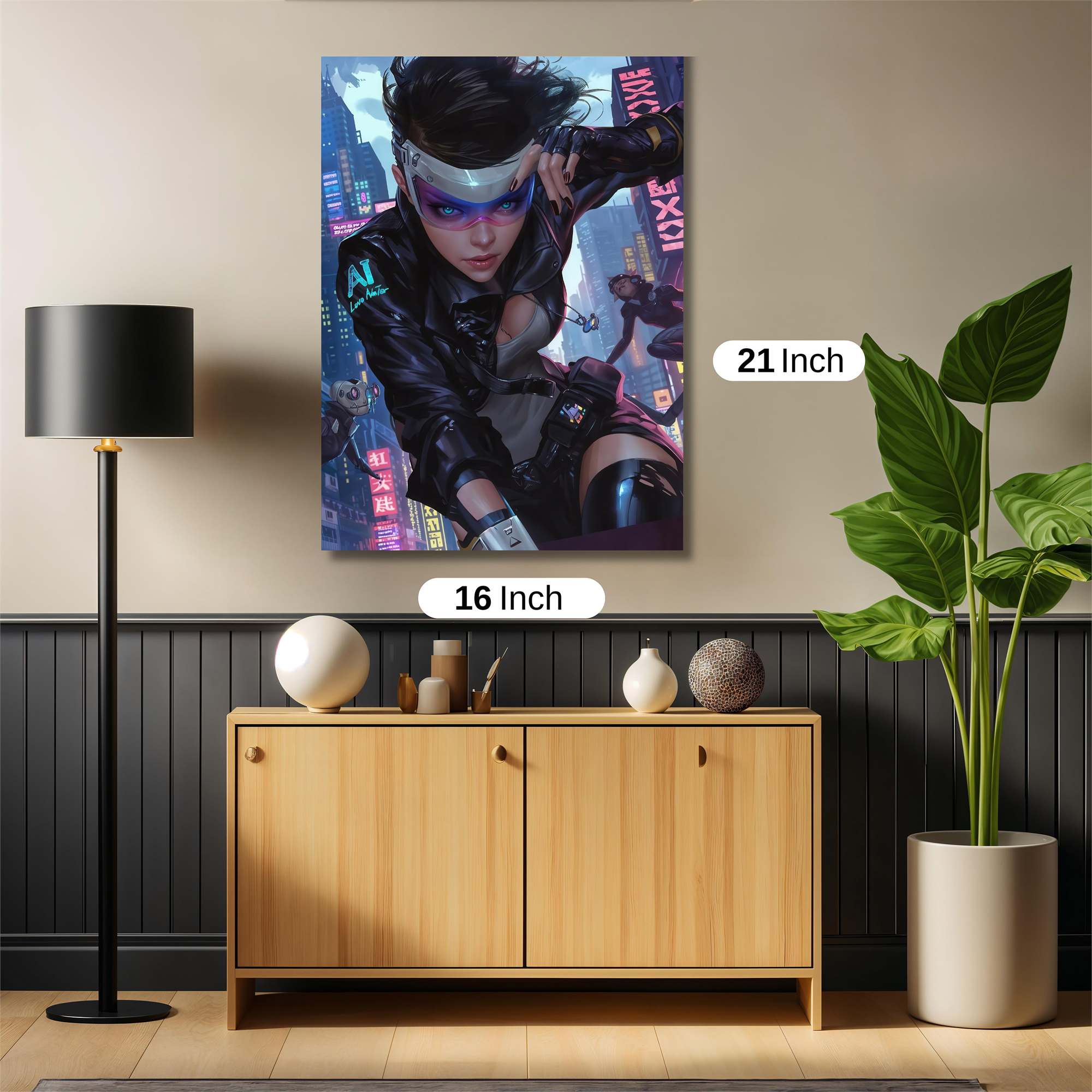 Neon Rebel Safe Wall Magnetic / M