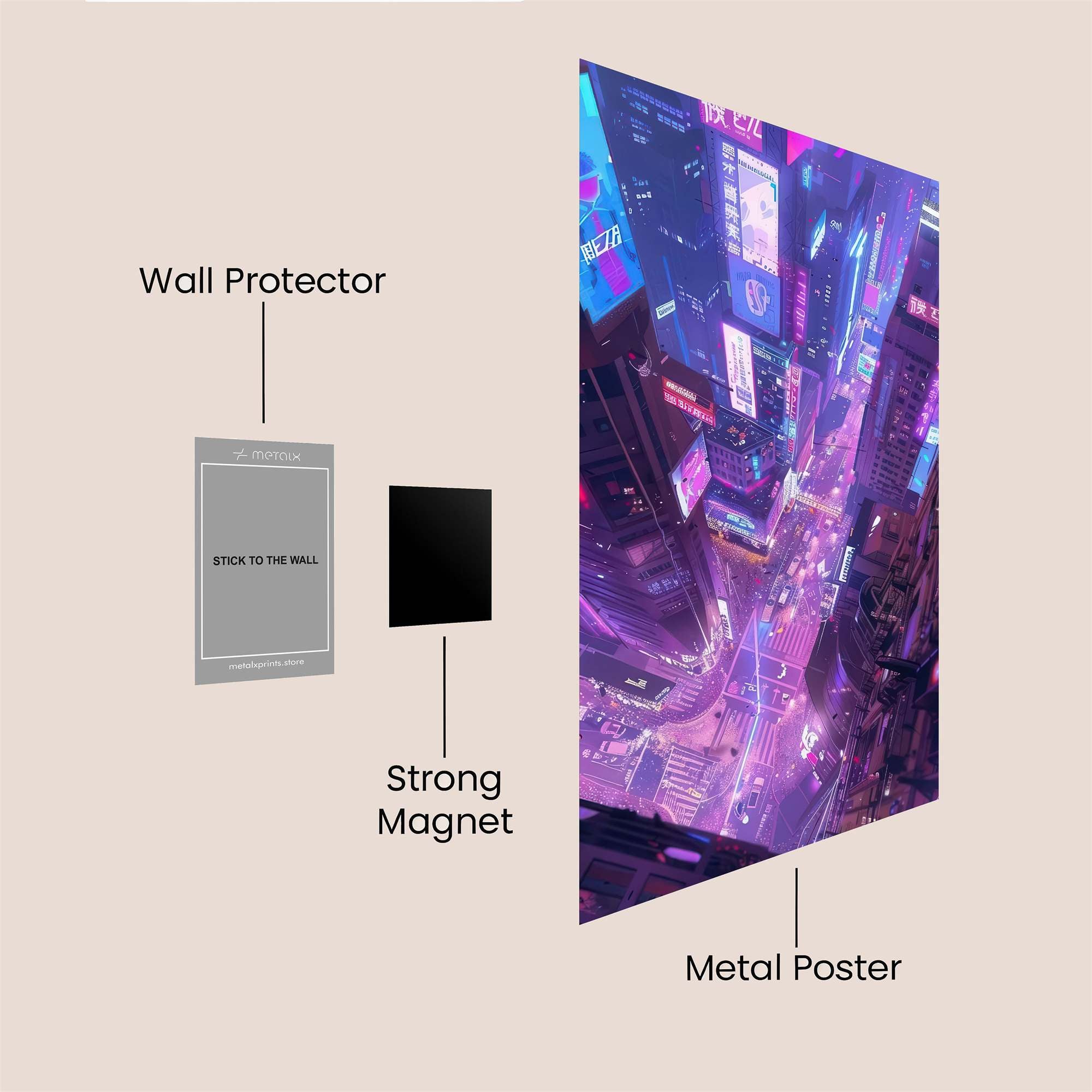 Neon Abyss Safe Wall Magnetic / M